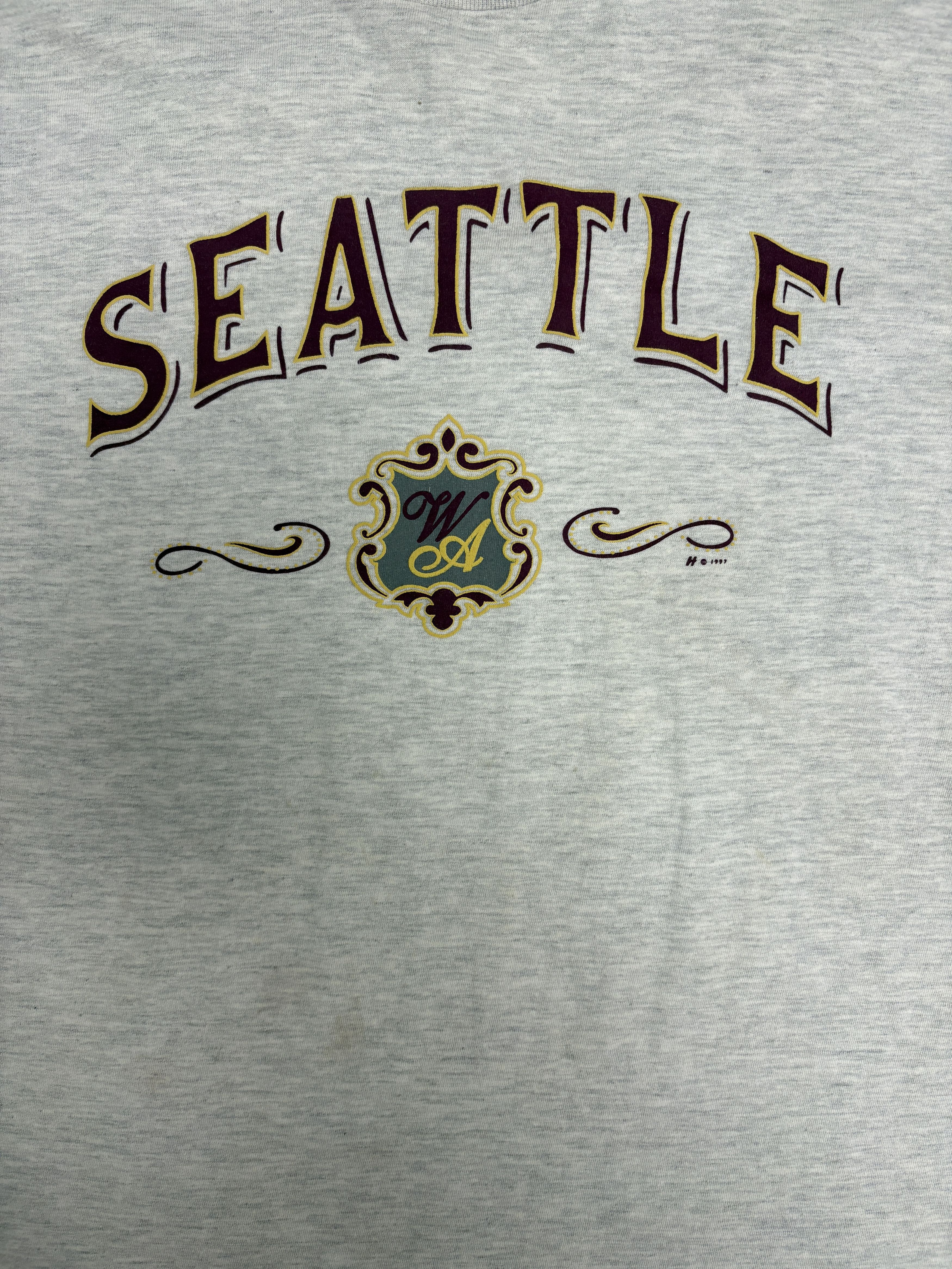 Vintage Seattle, Washington Vintage Grey T-Shirt Tee Size US L / EU 52-54 / 3 - 2 Thumbnail