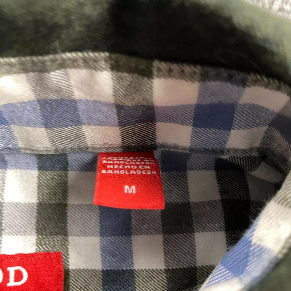 Izod Izod Flannel Shirt Men's Medium Green Button Down Size US M / EU 48-50 / 2 - 4 Thumbnail
