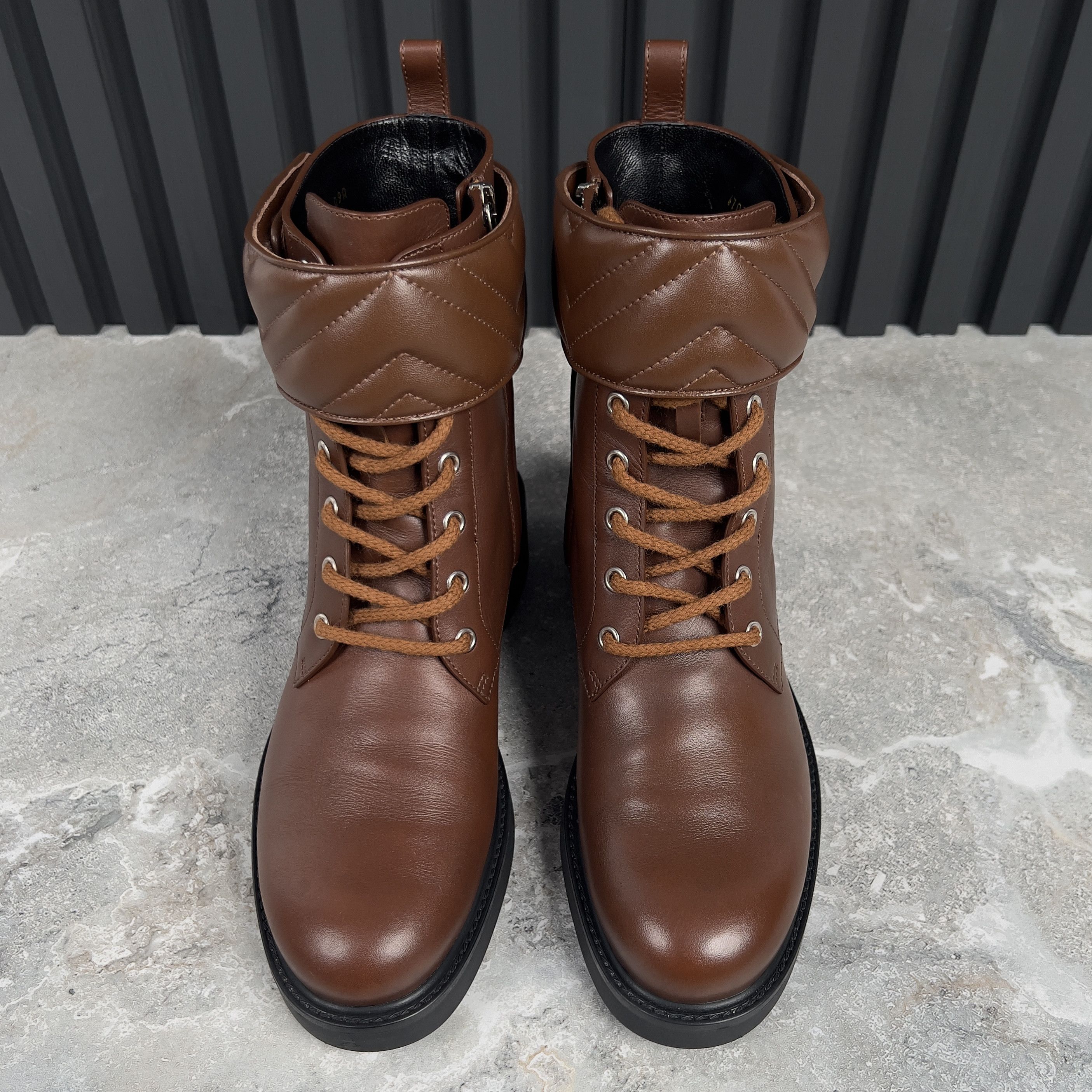 Gucci Gucci GG Marmont Boots Booties Lace Up Leather Size US 9 / IT 39 - 6 Thumbnail