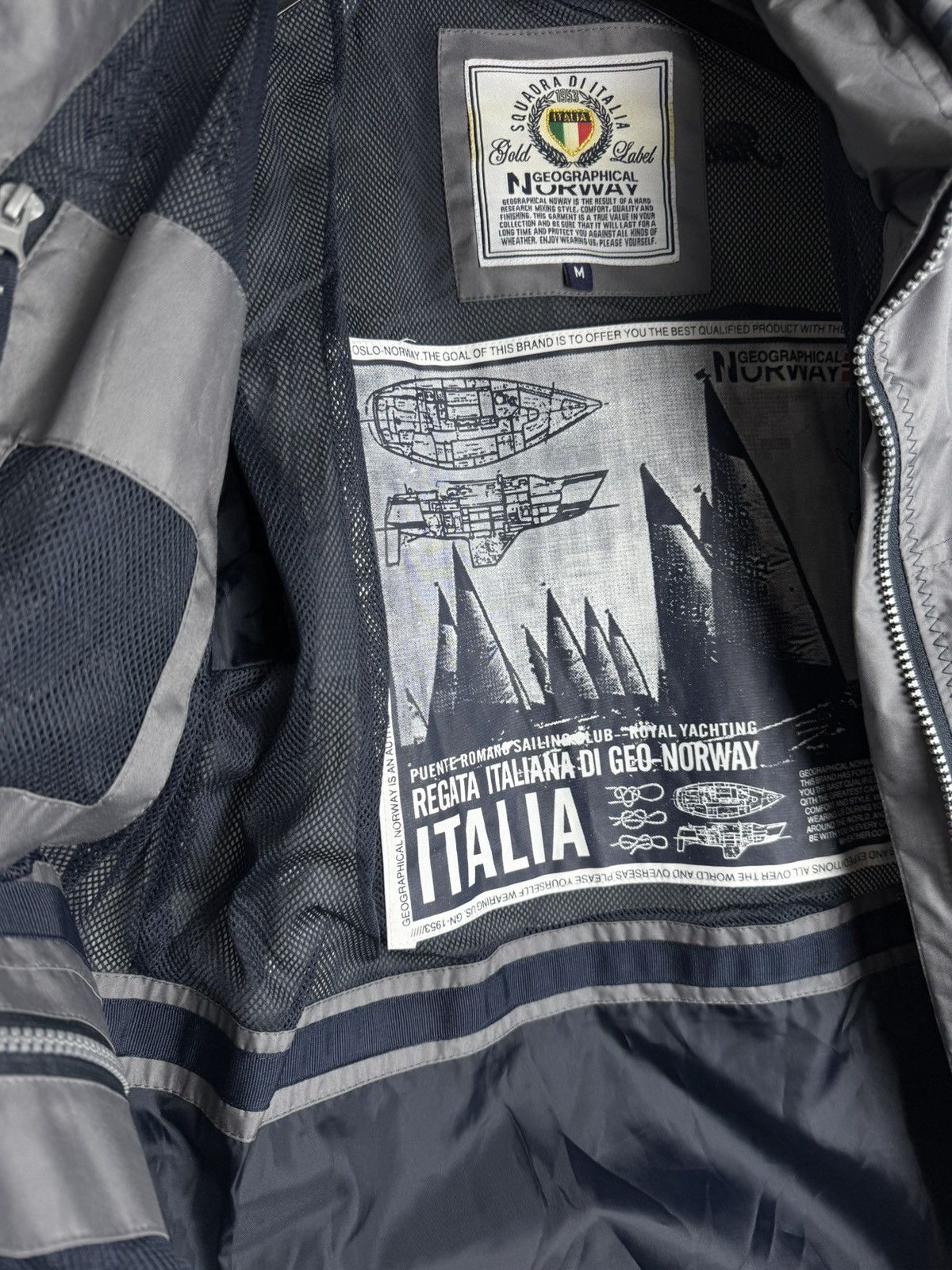 Beverly Hills Polo Club Geographical Norway Royal Polo MCMLIII Italy 🇮🇹 Jacket Size US M / EU 48-50 / 2 - 8 Thumbnail