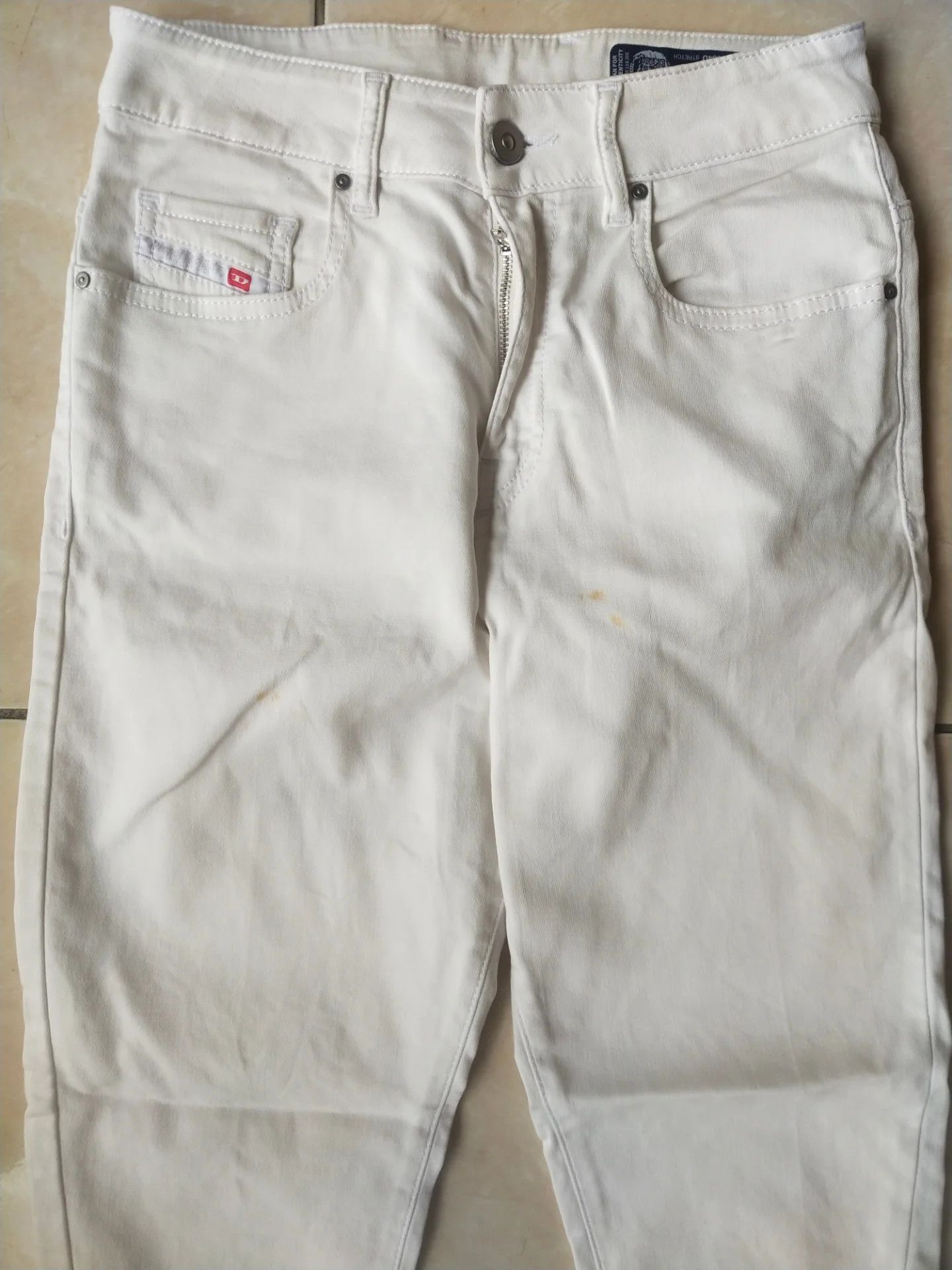 Diesel Diesel Candys-Ne Italy Women White Premium Skinny Denim Size 27" / US 4 / IT 40 - 2 Thumbnail