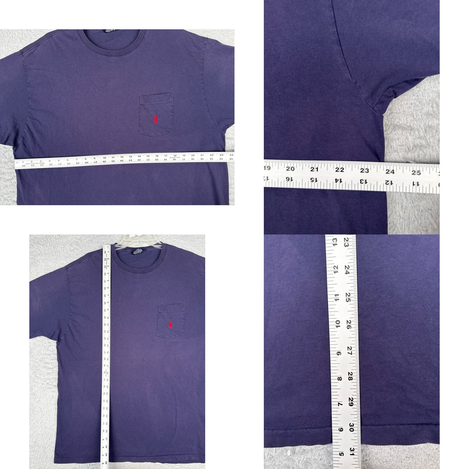 Ralph Lauren Polo Ralph Lauren Shirt Adult XL Blue 100% Cotton Crew Neck Pocket Size US XL / EU 56 / 4 - 8 Thumbnail