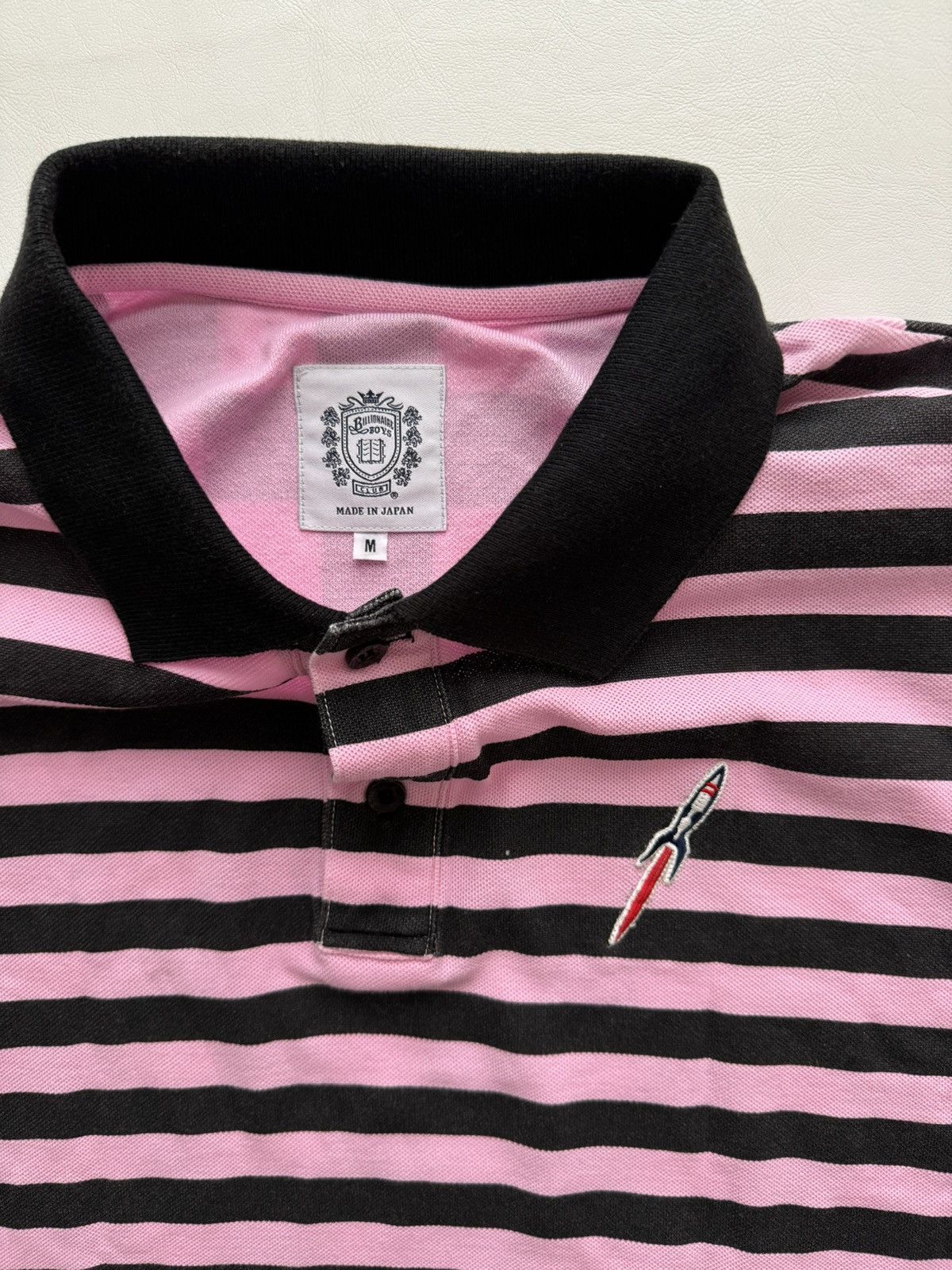 Billionaire Boys Club Season 10 Space Checkered & Striped Polo Size US M / EU 48-50 / 2 - 3 Thumbnail