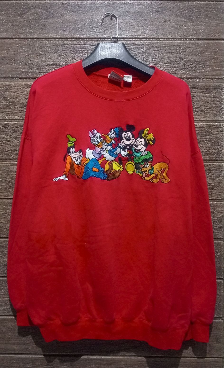 Mickey Inc Vintage '90s Mickey Inc Embroidery Sweatshirt Size US XL / EU 56 / 4 - 1 Thumbnail
