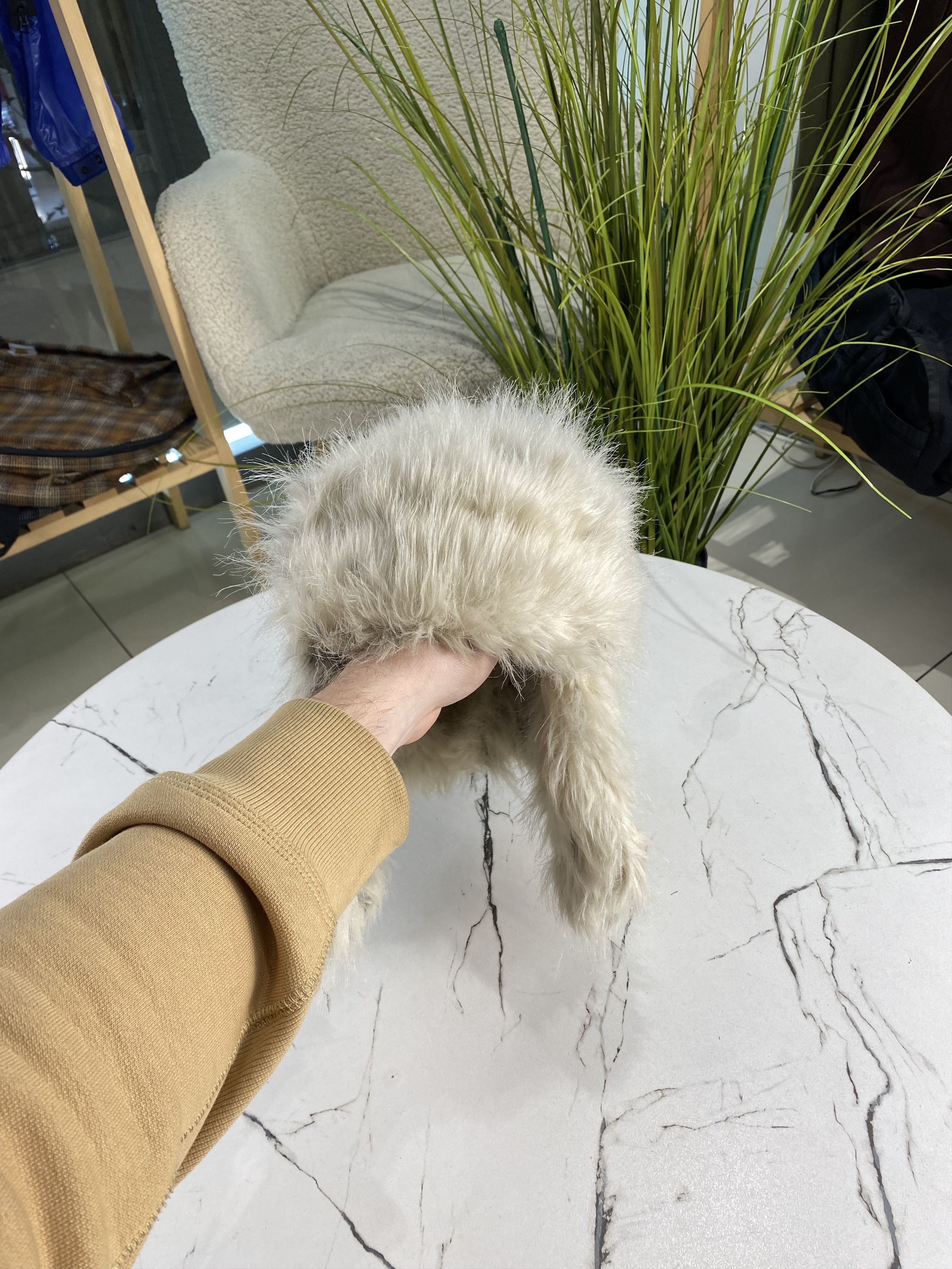 Japanese Brand Y2K Faux Fur Ushanka Vintage Fuzzy Warm Trapper Hat Size ONE SIZE - 2 Thumbnail