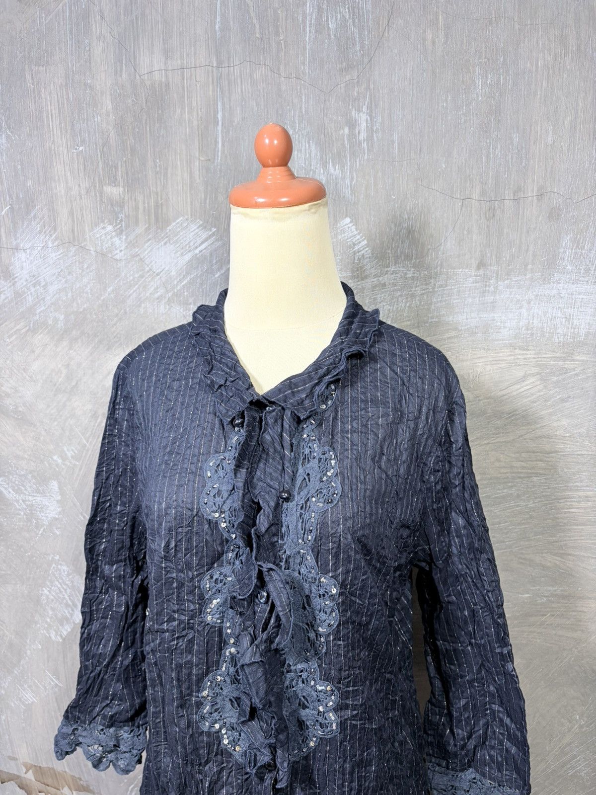 Japanese Brand Y2K Key Wear Women Button Up Shirt Size M / US 6-8 / IT 42-44 - 2 Thumbnail