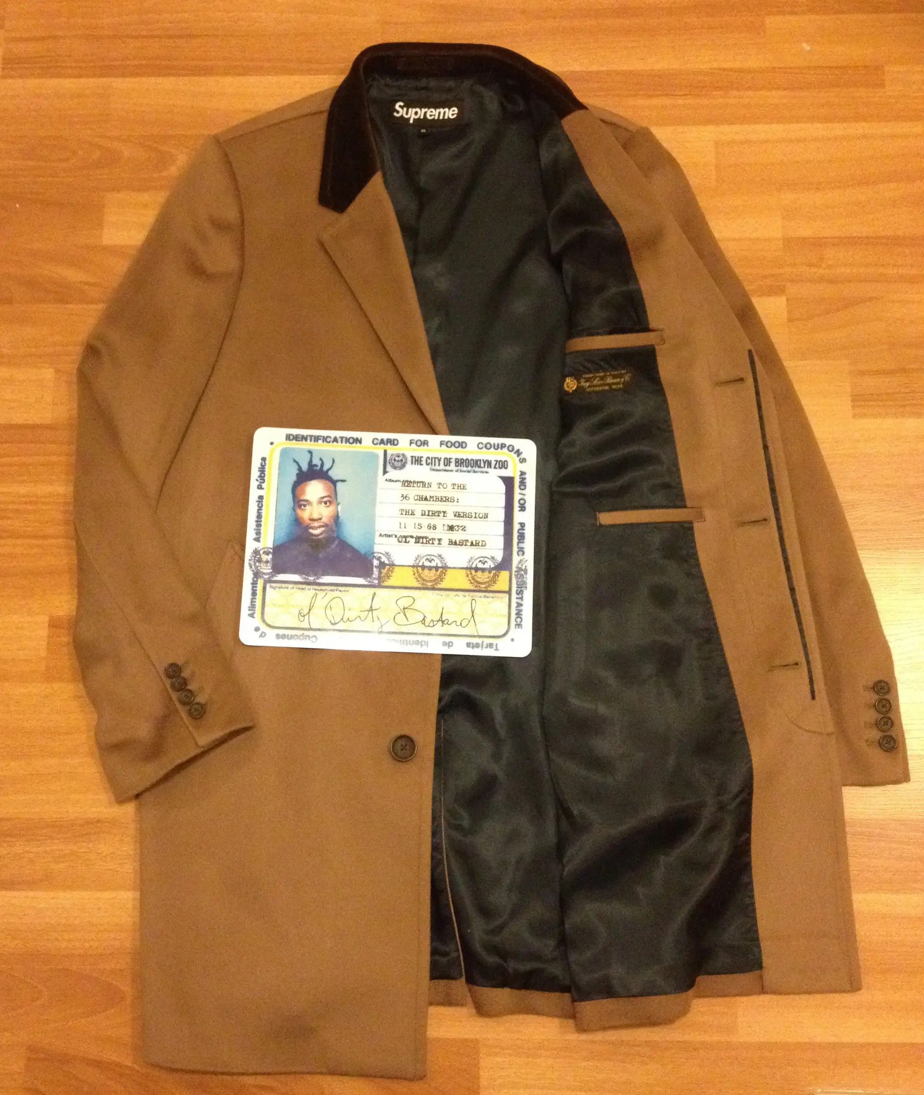 Supreme Camel Wool Overcoat Size US XL / EU 56 / 4 - 1 Thumbnail