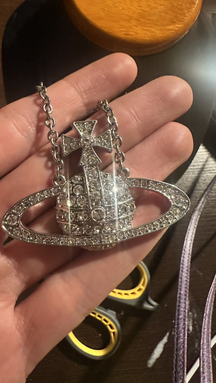 Vivienne Westwood Ultra Rare Vivienne Westwood Big ORB Saturn necklace Size ONE SIZE - 6 Thumbnail