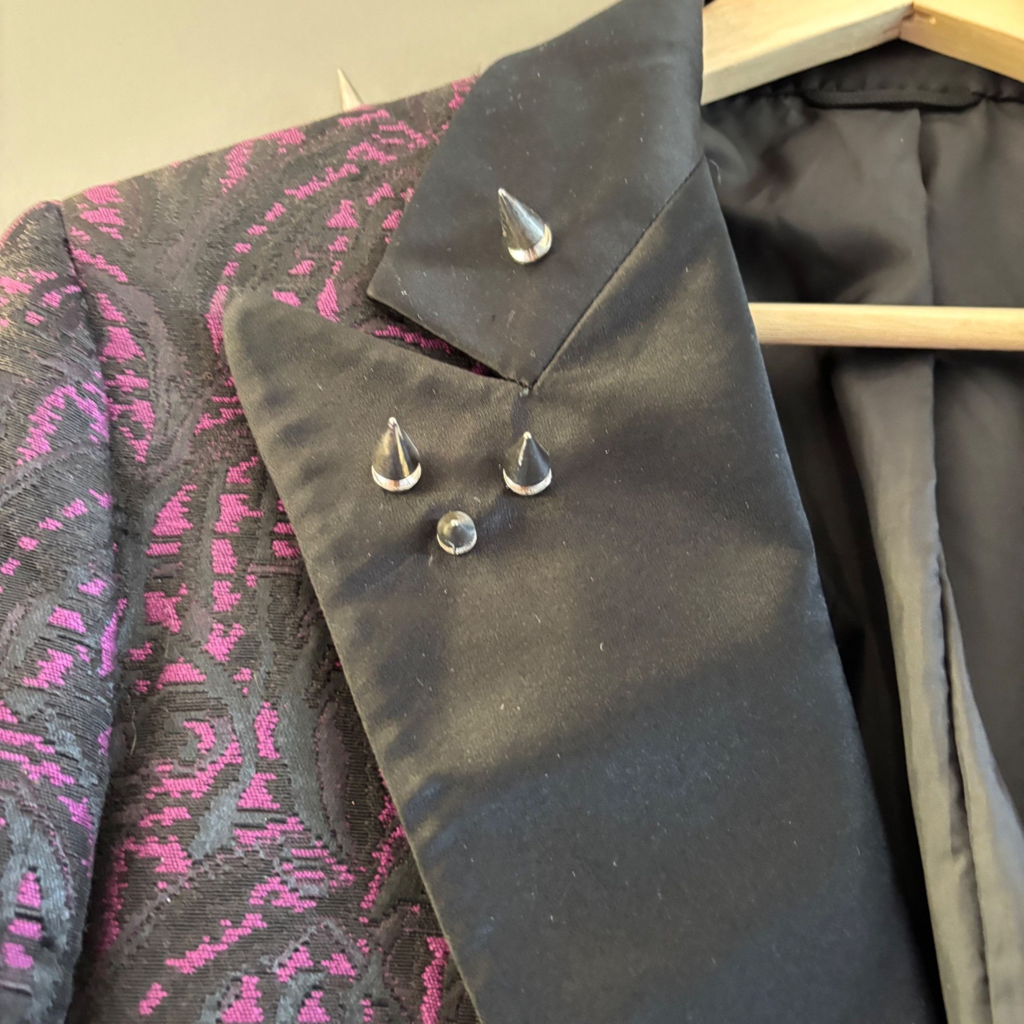 After Six Vintage 70s After Six Rudofker Paisley Brocade Tuxedo Jacket Size 36S - 3 Thumbnail