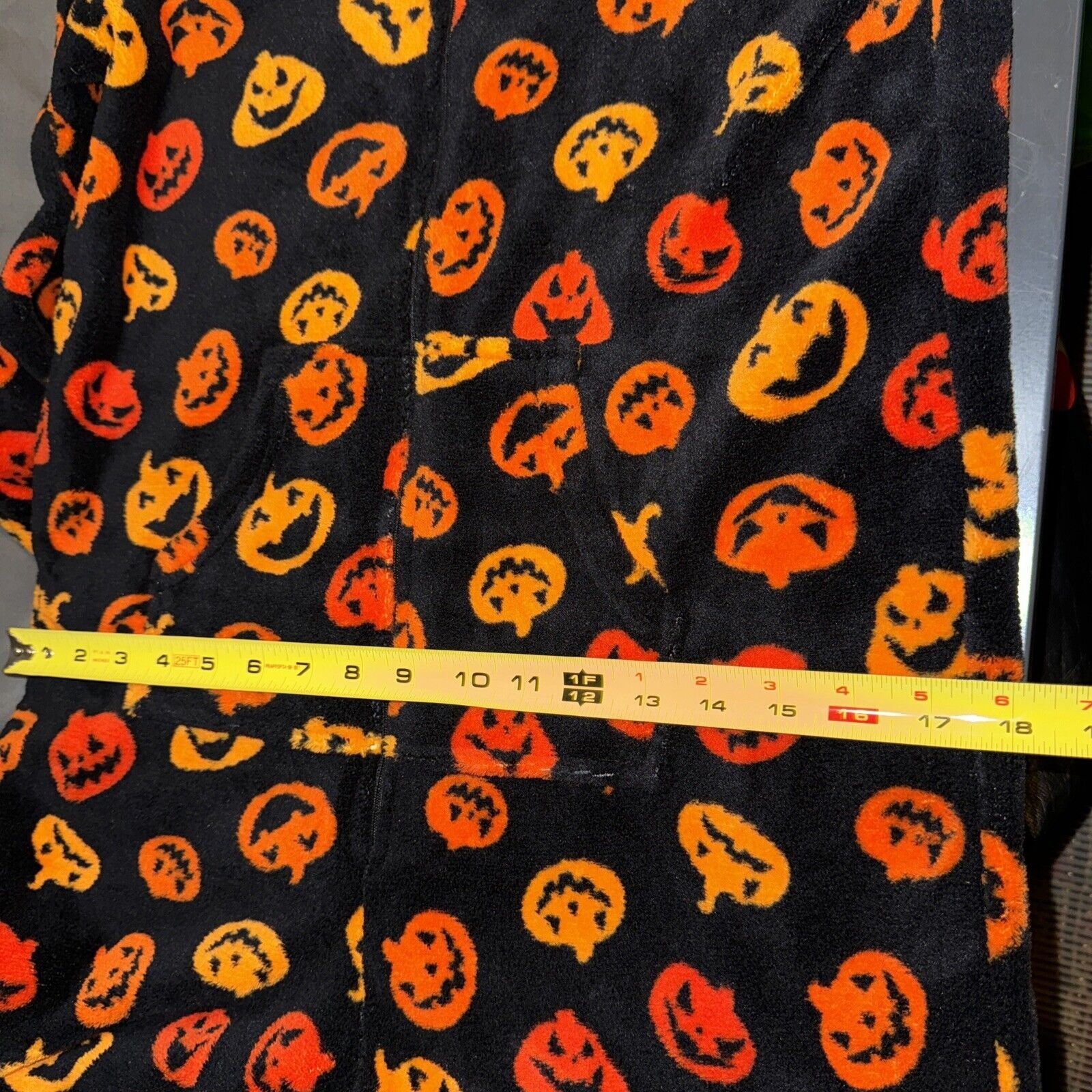 Other Pillow Talk Footed Pajama Halloween Laughing Pumpkins Black Size M / US 6-8 / IT 42-44 - 10 Thumbnail