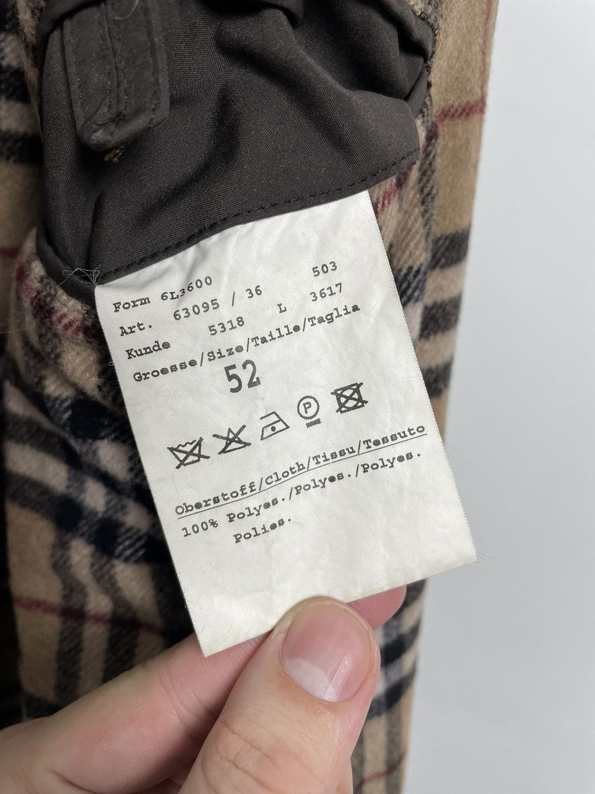 Burberry Burberry London Vintage Jacket nova check wool nylon Size US L / EU 52-54 / 3 - 7 Thumbnail