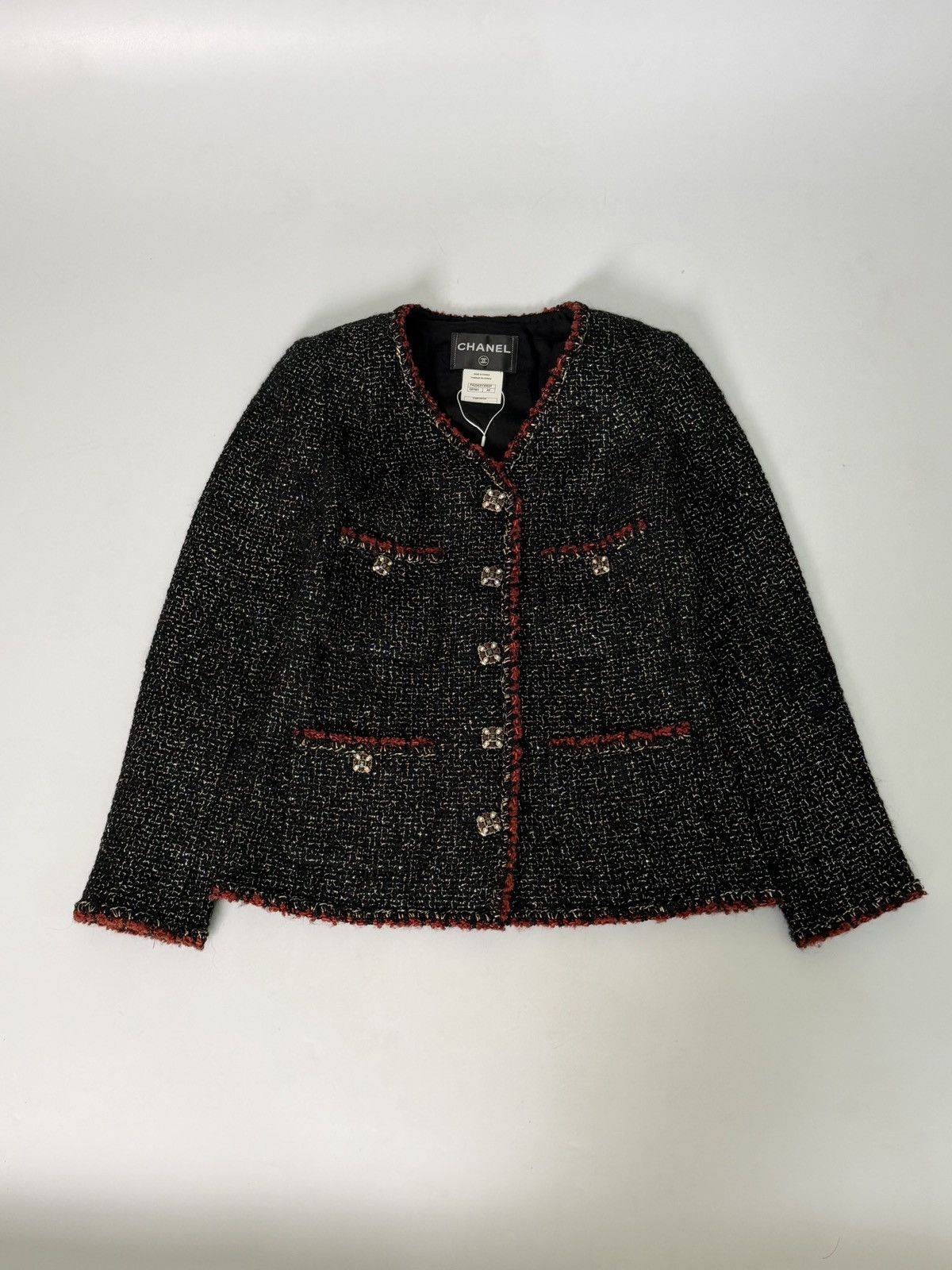 Chanel Chanel 11A Gripoir Tweed CC Logo Button Jacket Size M / US 6-8 / IT 42-44 - 1 Thumbnail