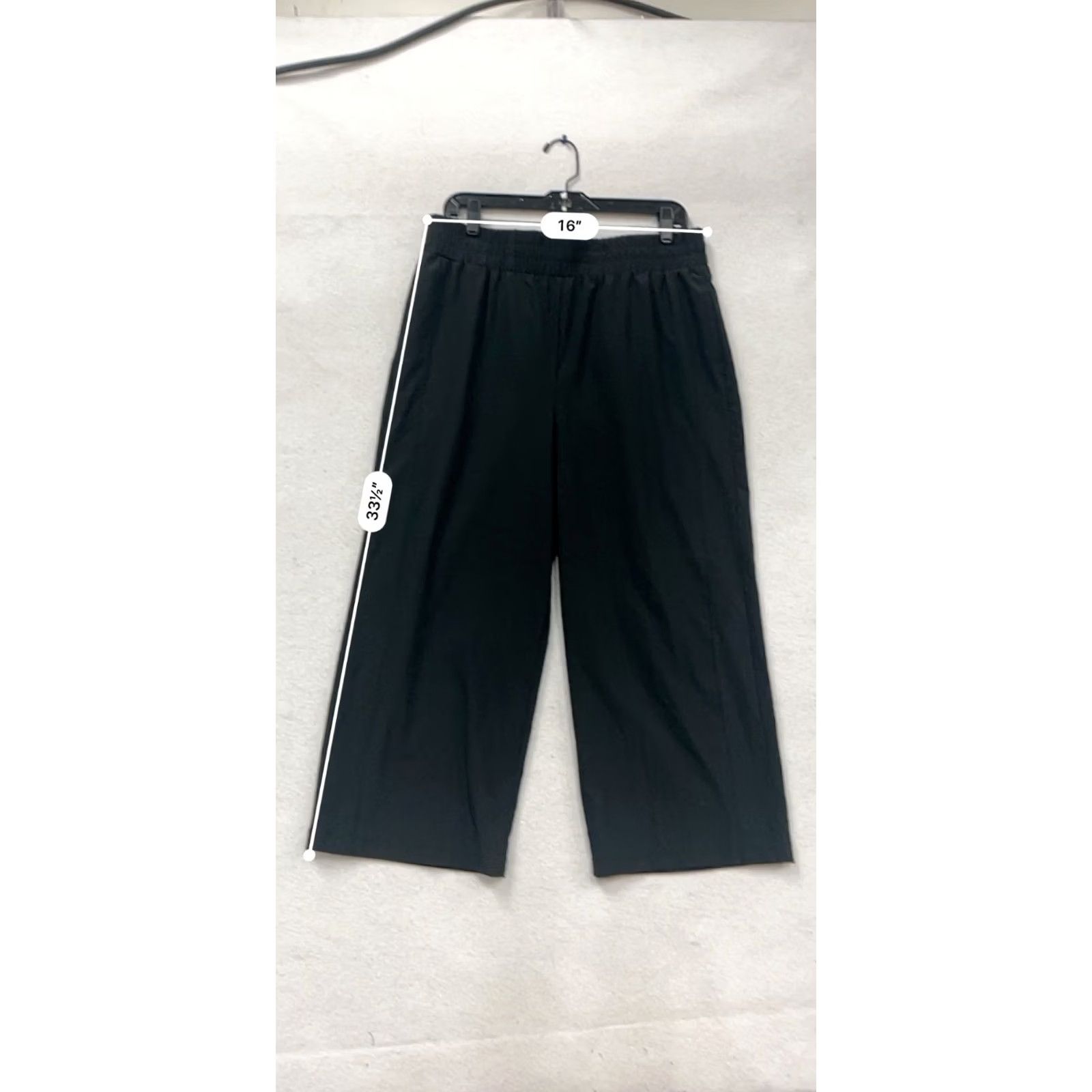 Vintage Telluride Women Wide-Leg Pants L Black China Size 36" / US 14 / IT 50 - 7 Thumbnail