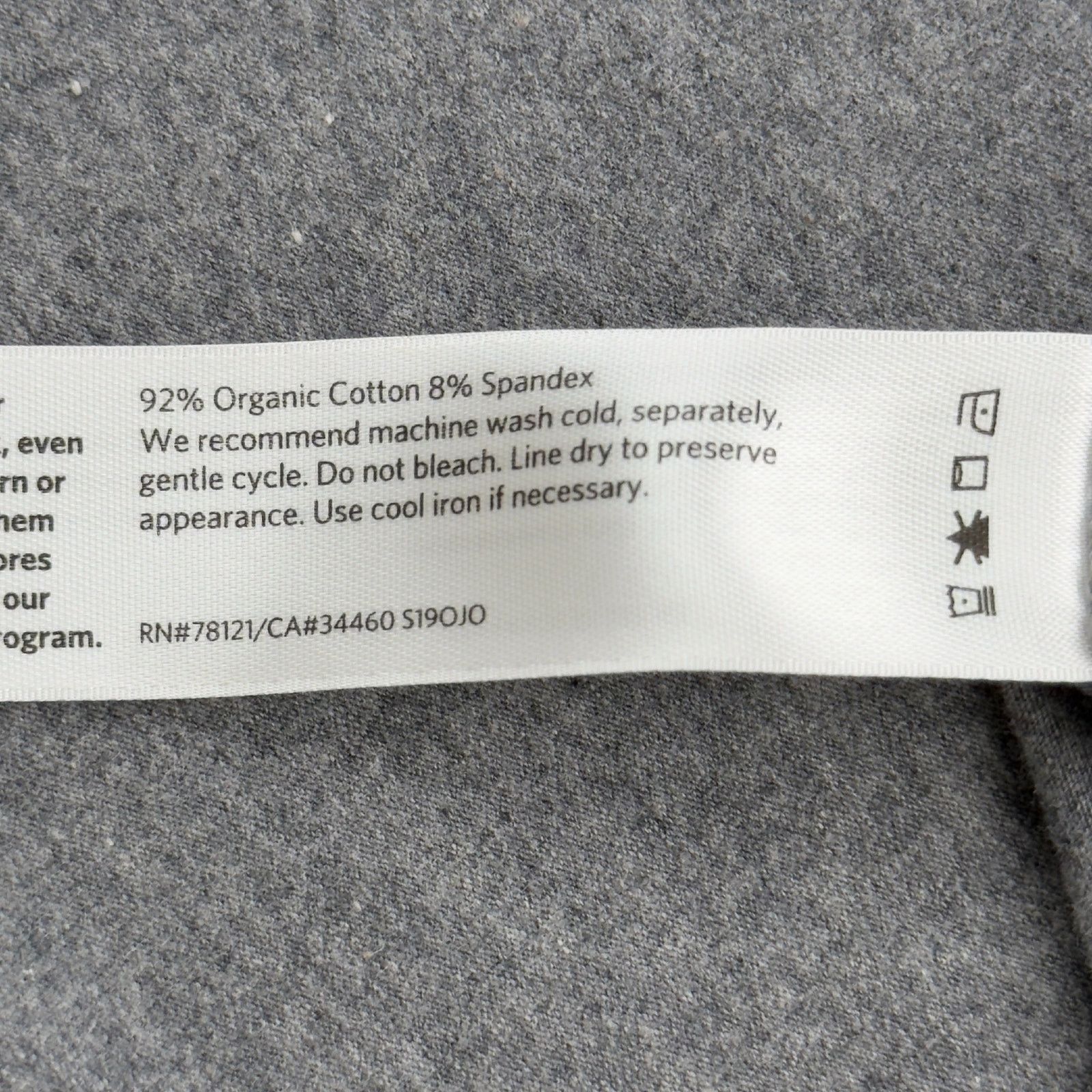 Eileen Fisher Eileen Fisher Organic Cotton Jersey Lantern Dress Moon Grey Size L / US 10 / IT 46 - 6 Thumbnail