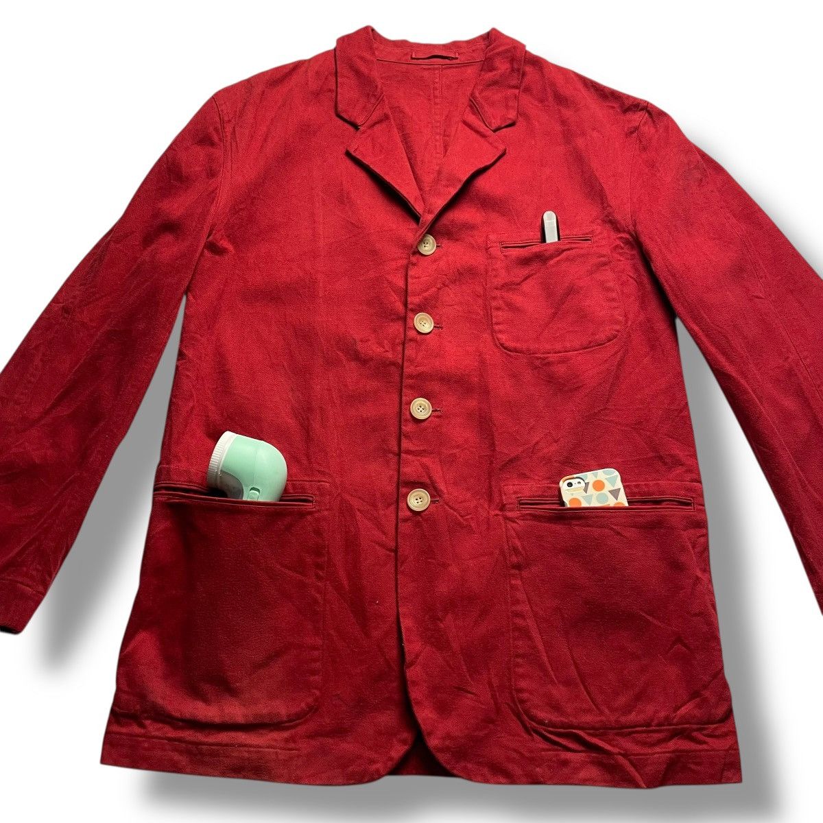 Paul Smith VINTAGE PAUL SMITH LONDON HEAVY COAT JACKET Size US L / EU 52-54 / 3 - 4 Thumbnail
