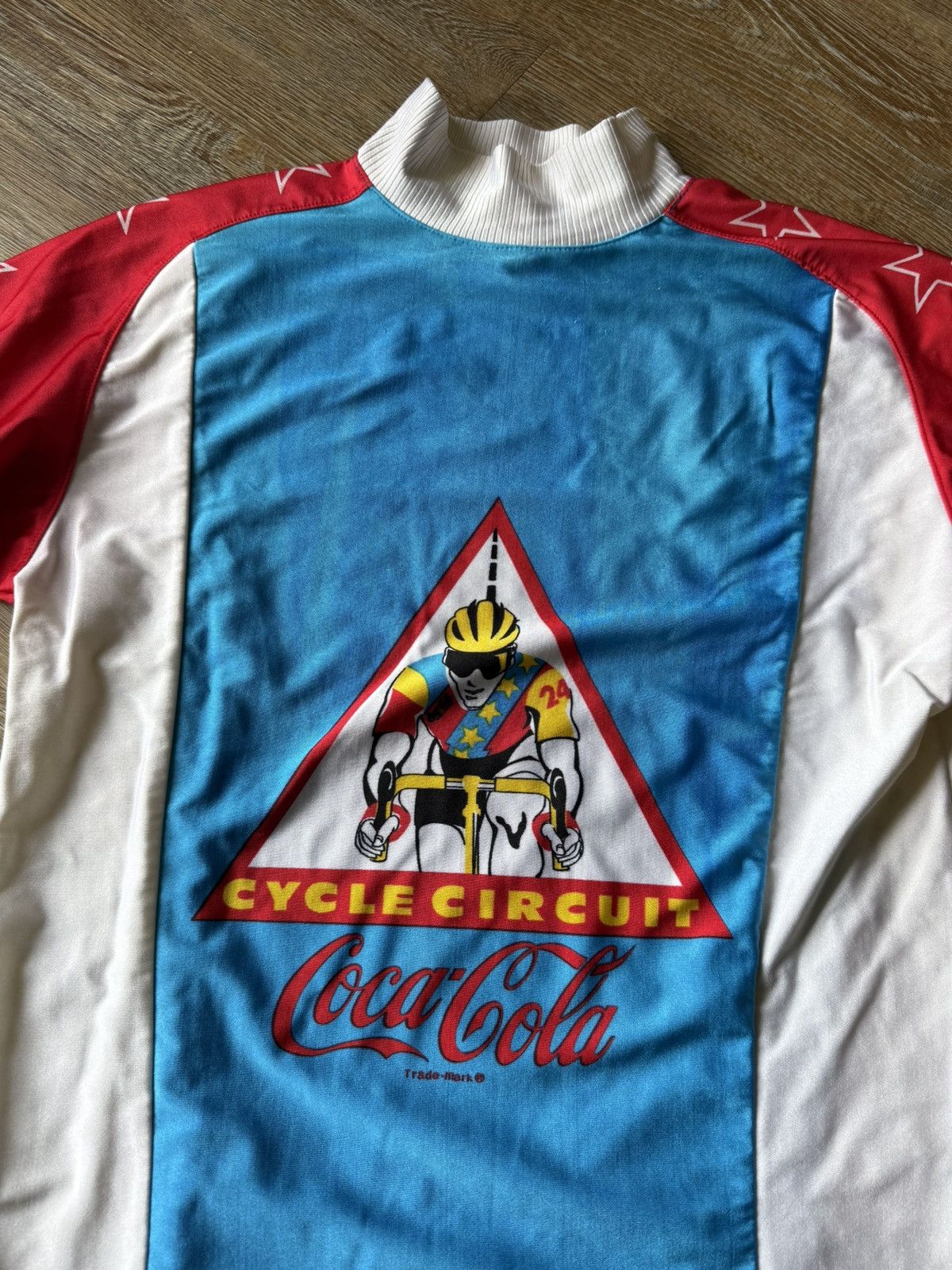 Coca Cola × Vintage Vintage 1986 Coca-Cola Circuit Cycling Jersey Size US L / EU 52-54 / 3 - 2 Thumbnail