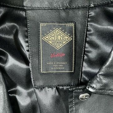 291295=Homme 🔻291295 = Homme Faux Leather Coaches Jacket🔻 Size US M / EU 48-50 / 2 - 5 Thumbnail