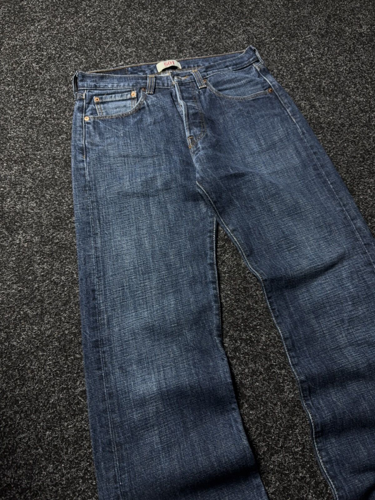 Levi's Levi’s Western Cowboy USA 501 Button Straight Jeans W31 L30 Size US 31 - 5 Thumbnail