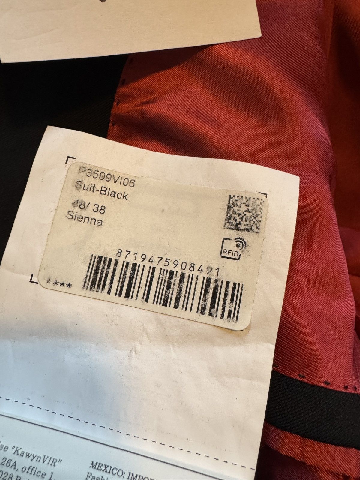 Suitsupply Suitsupply Sienna Black suit size 48R Size 48R - 6 Thumbnail
