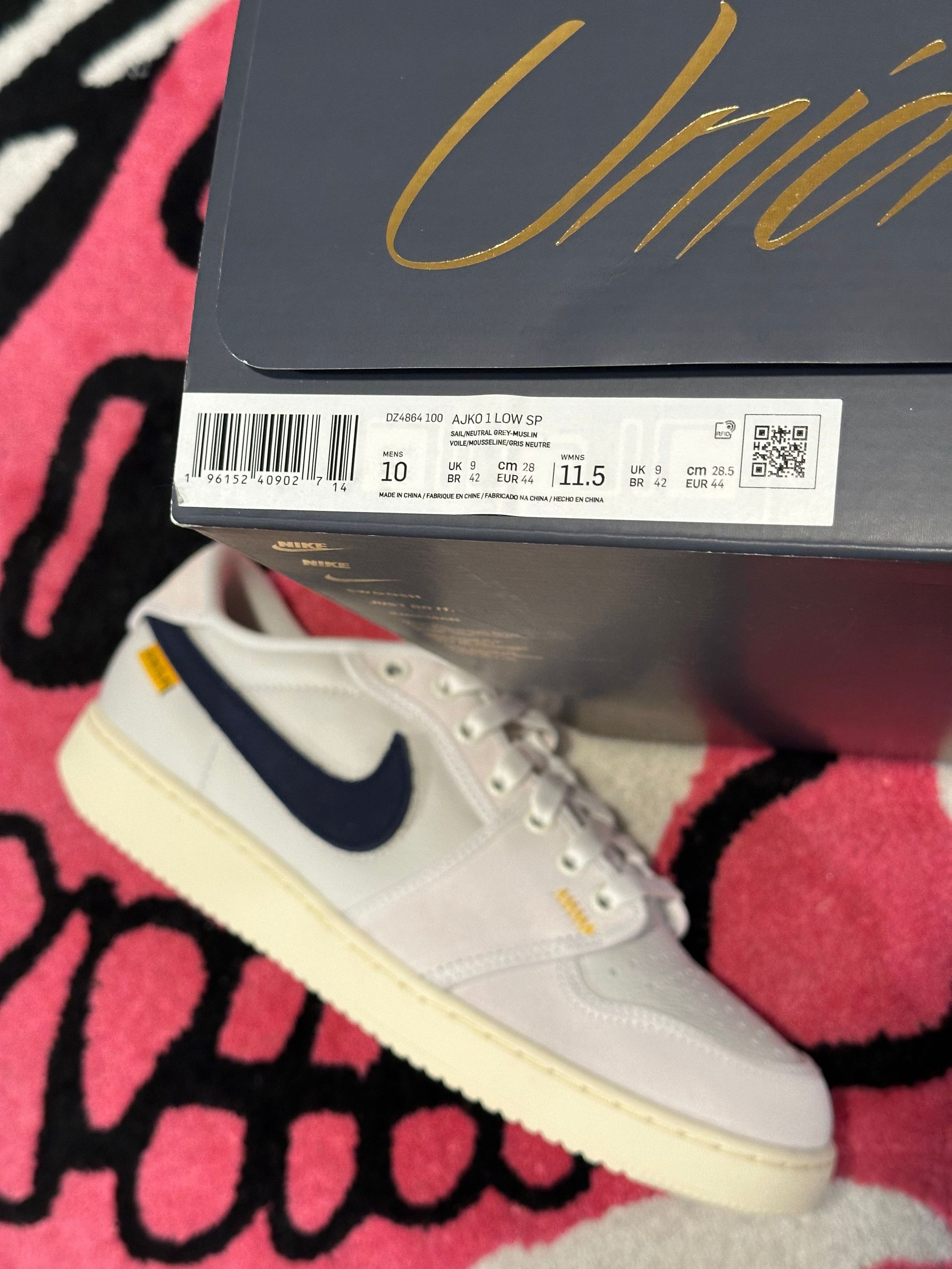 Jordan 1 Retro AJKO Low SP Union Sail Leather