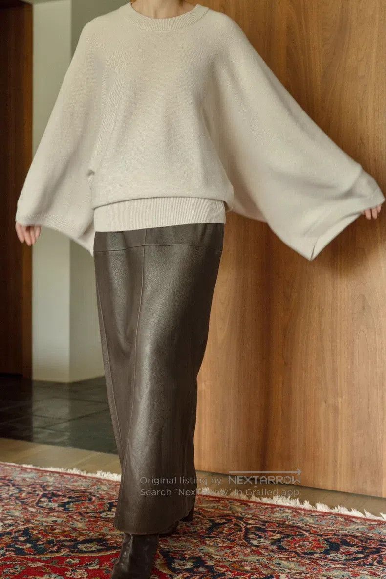 Hermes Hermes Wide sleeve cashmere sweater Size XS / US 0-2 / IT 36-38 - 3 Thumbnail
