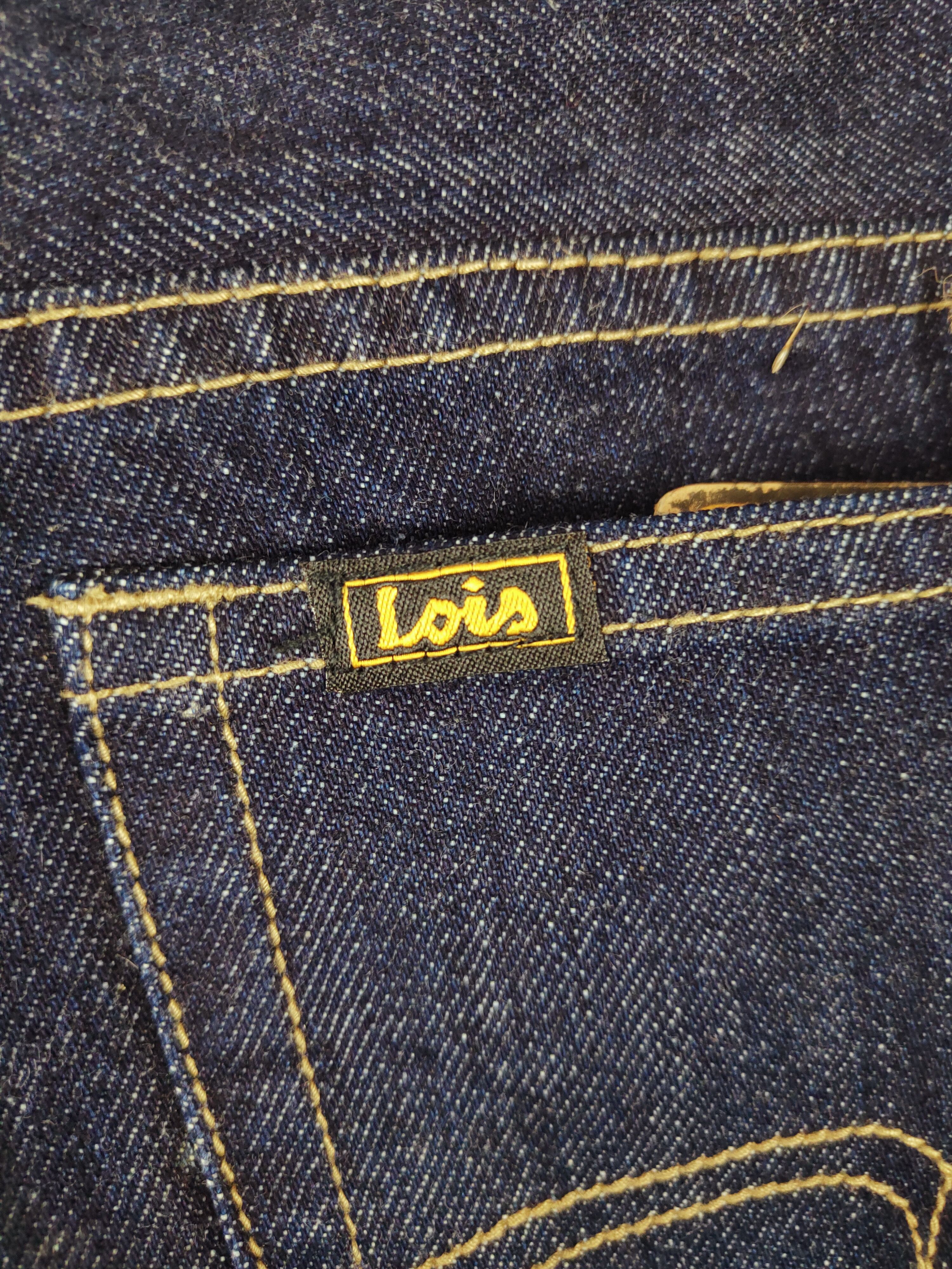 Japanese Brand × Vintage 1962 Lois 50th Anniversary Dark Blue Distressed Ripped Jeans Size US 35 - 12 Thumbnail