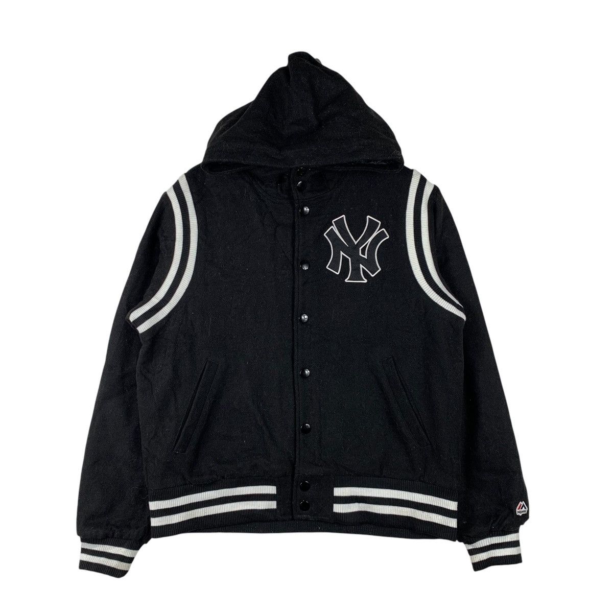 Majestic New York YANKEES Majestic Baseball Varsity Bomber Jacket Size US M / EU 48-50 / 2 - 1 Thumbnail