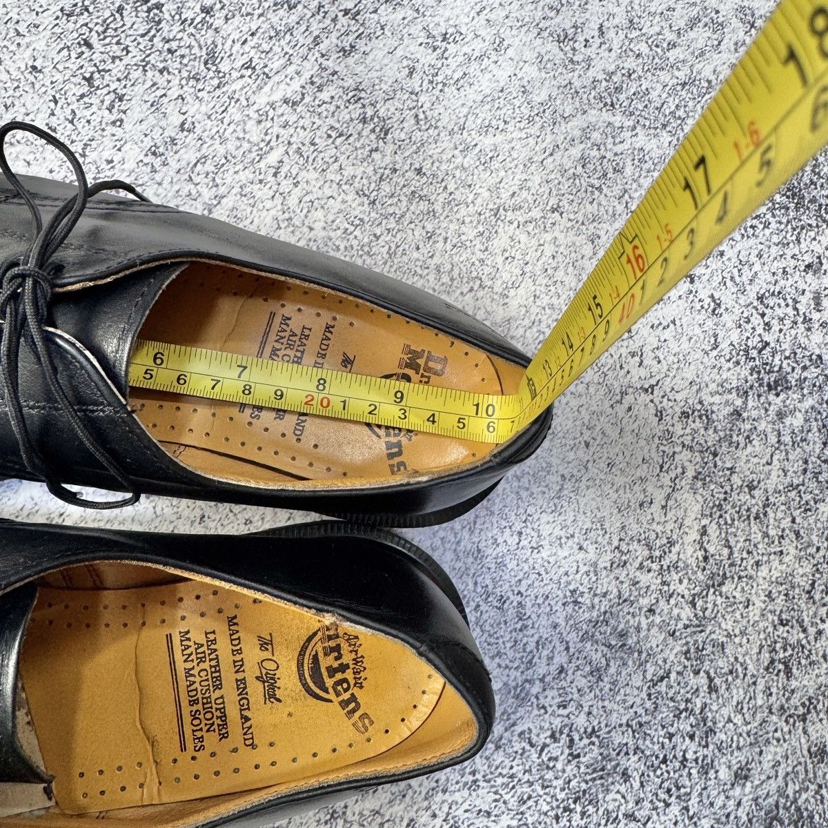 Dr. Martens × Handmade × Vintage Dr. Martens England Black Derbies US8 UK7 EU41 26cm Size US 8 / EU 41 - 14 Thumbnail