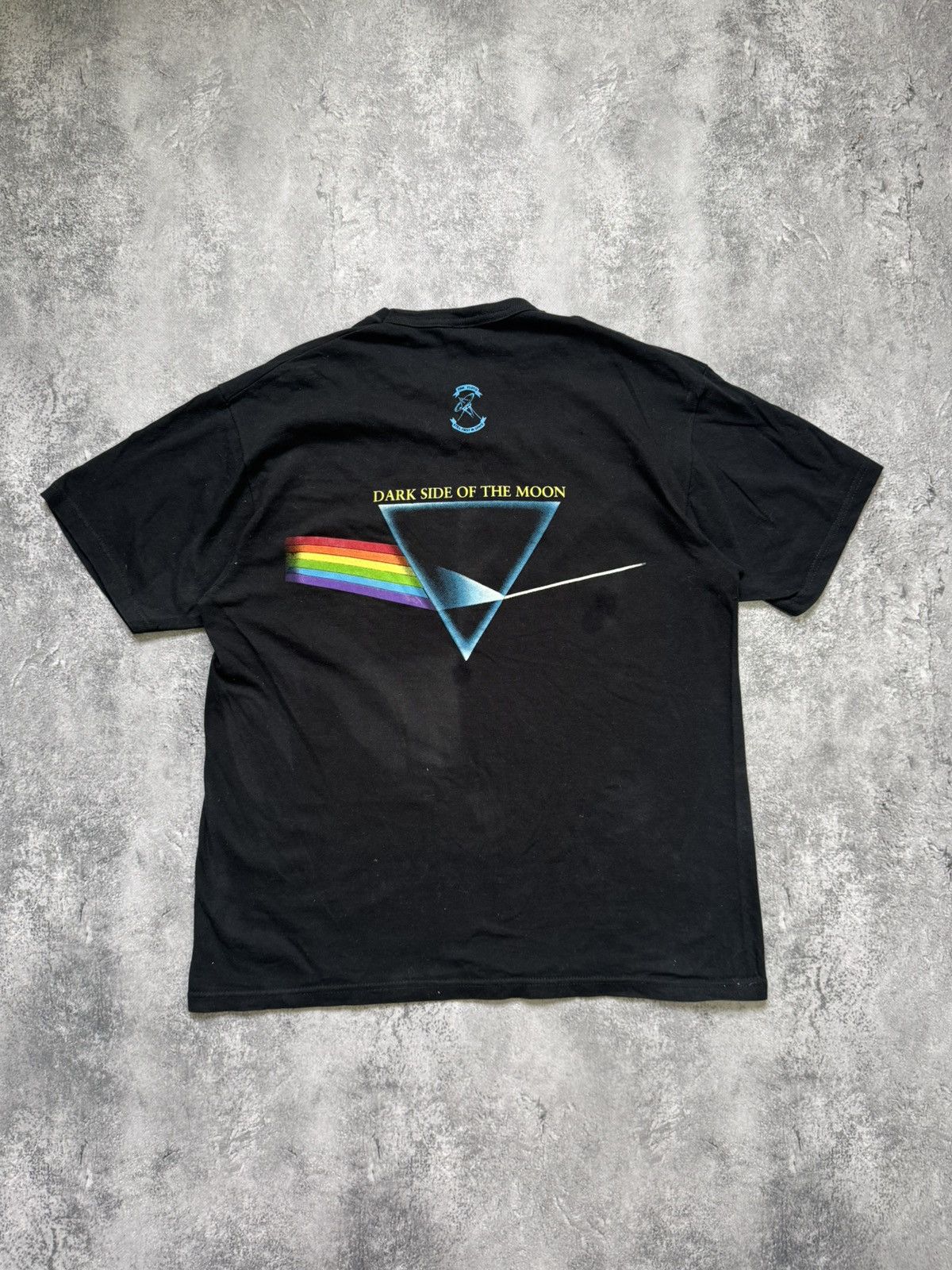 Band Tees × Pink Floyd × Vintage Vintage 1992 PINK FLOYD DARK SIDE OF THE MOON BLACK TEE Size US L / EU 52-54 / 3 - 9 Thumbnail