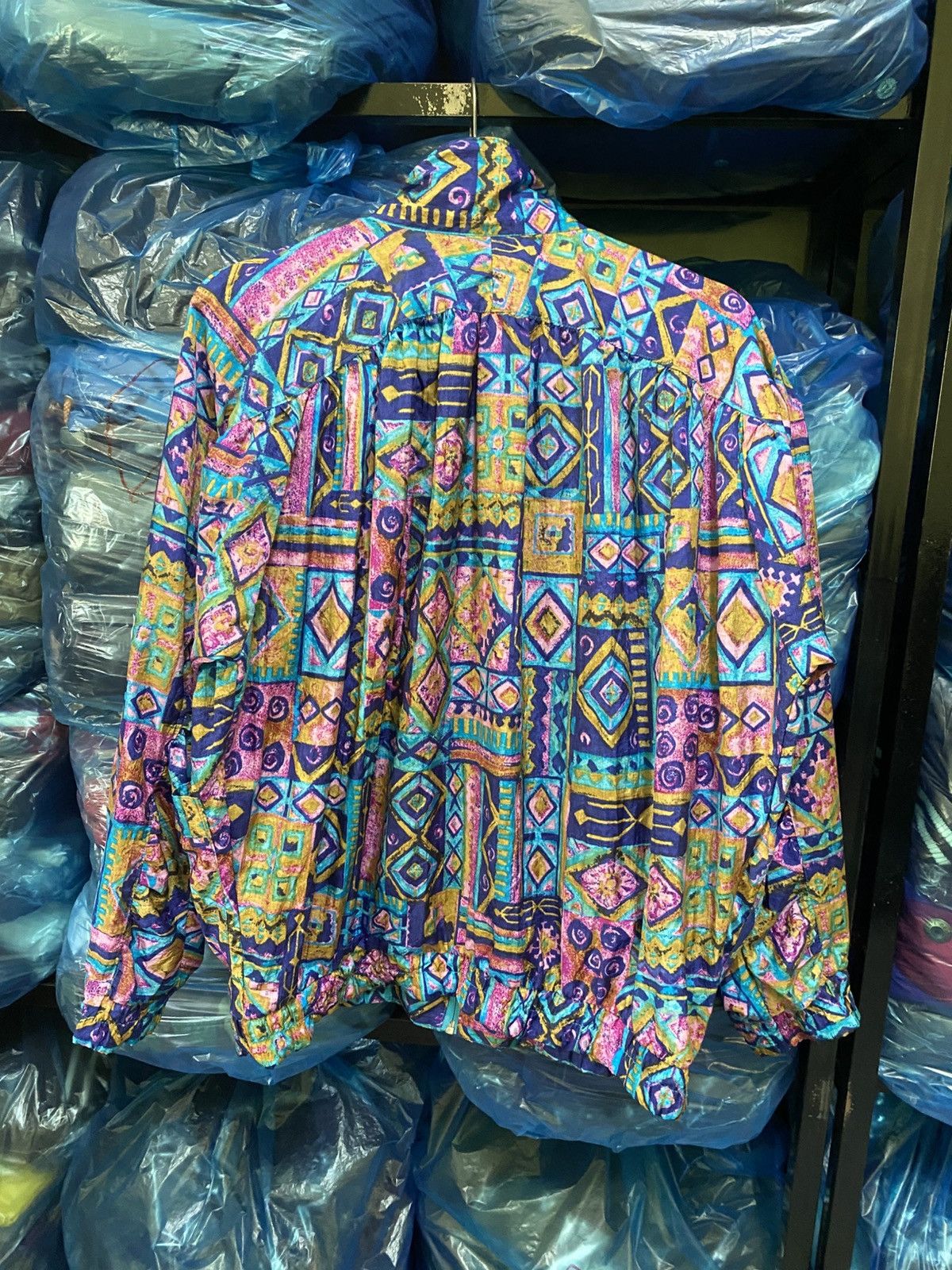 Jantzen VINTAGE 80S JANTZEN ABSTRACT JACKET MADE IN JAPAN Size US M / EU 48-50 / 2 - 10 Thumbnail