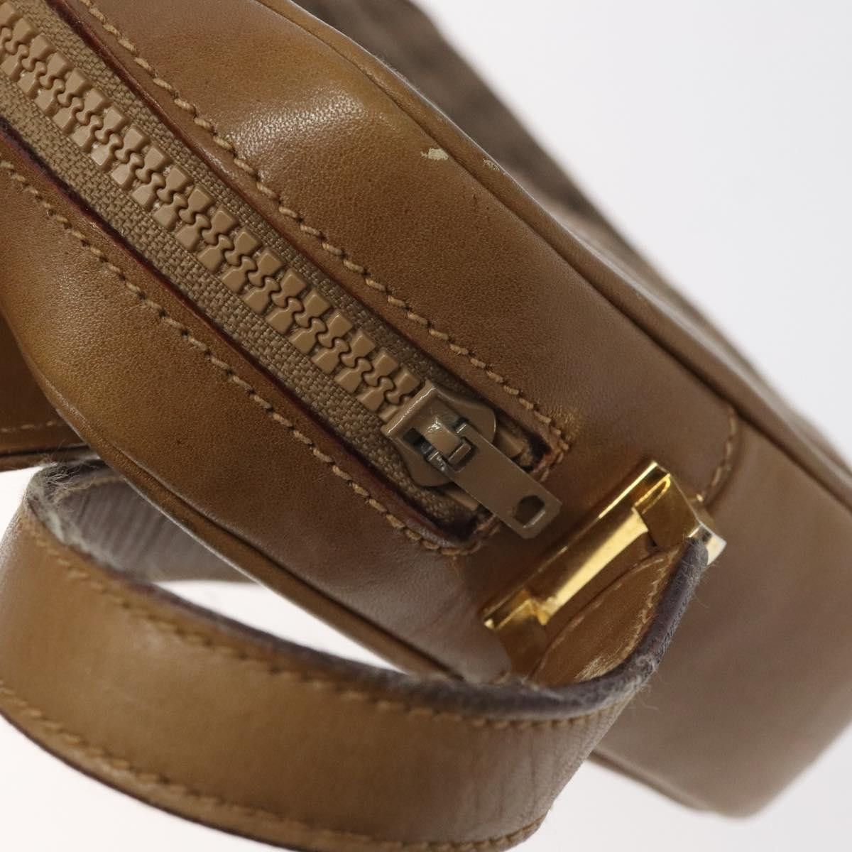 Gucci GUCCI Micro GG Canvas Shoulder Bag Brown Gold Size ONE SIZE - 16 Thumbnail