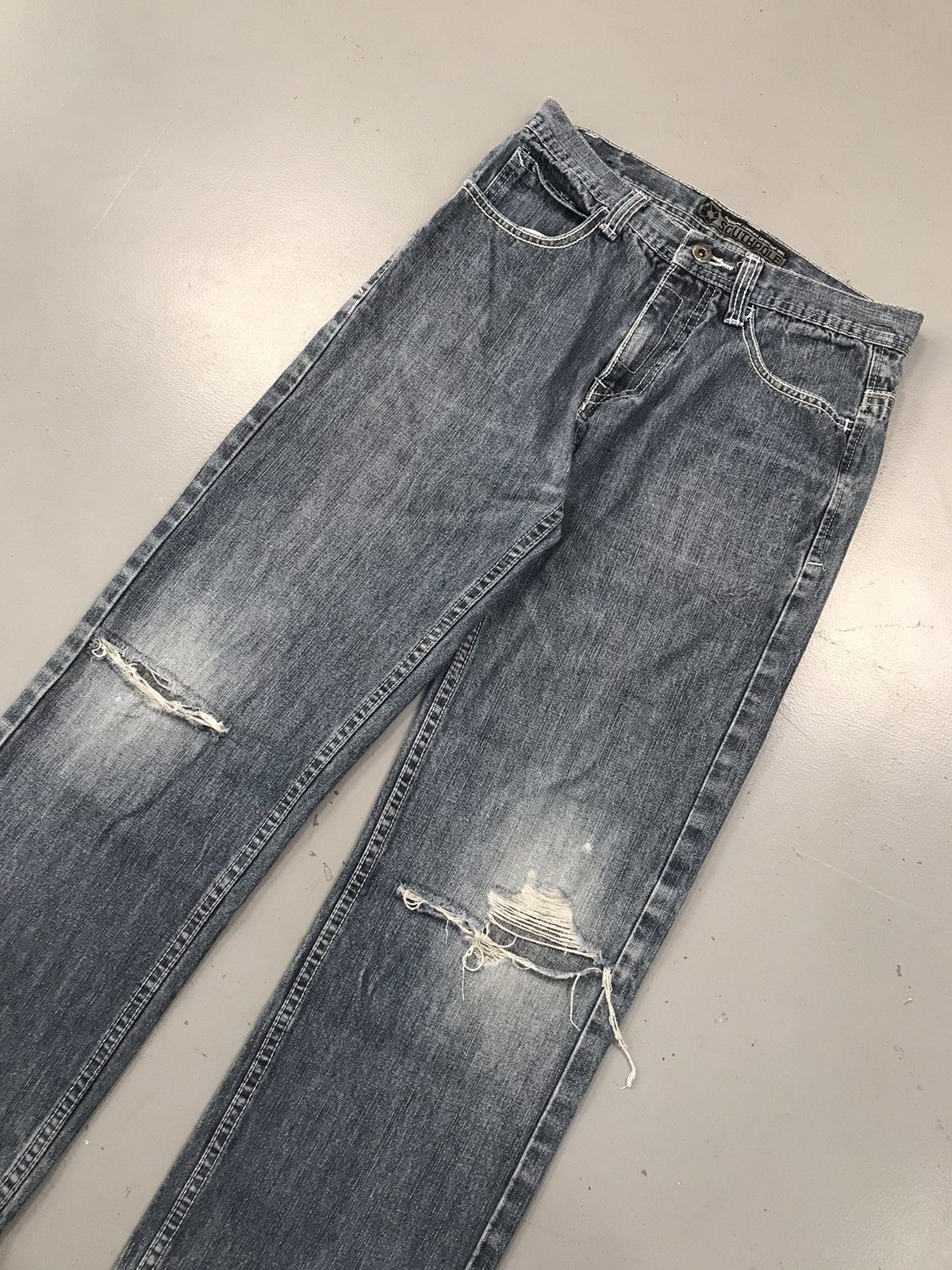 JNCO × Southpole × Vintage Vintage Southpole back pocket embroidered denim Size US 28 / EU 44 - 5 Thumbnail