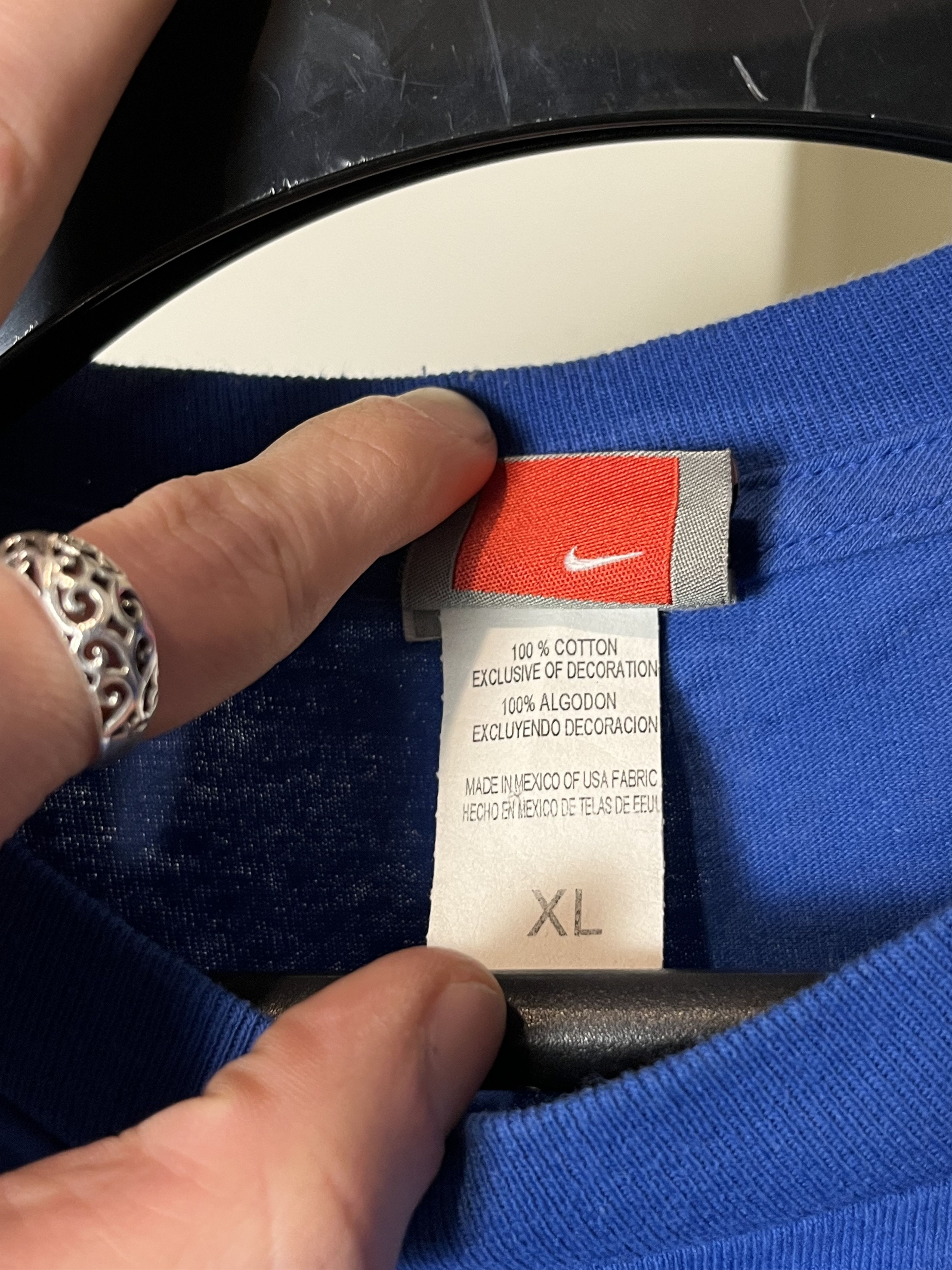 Nike × Vintage Vintage y2k Nike 2009 LA Central Logo Los Angeles Size US XL / EU 56 / 4 - 4 Thumbnail
