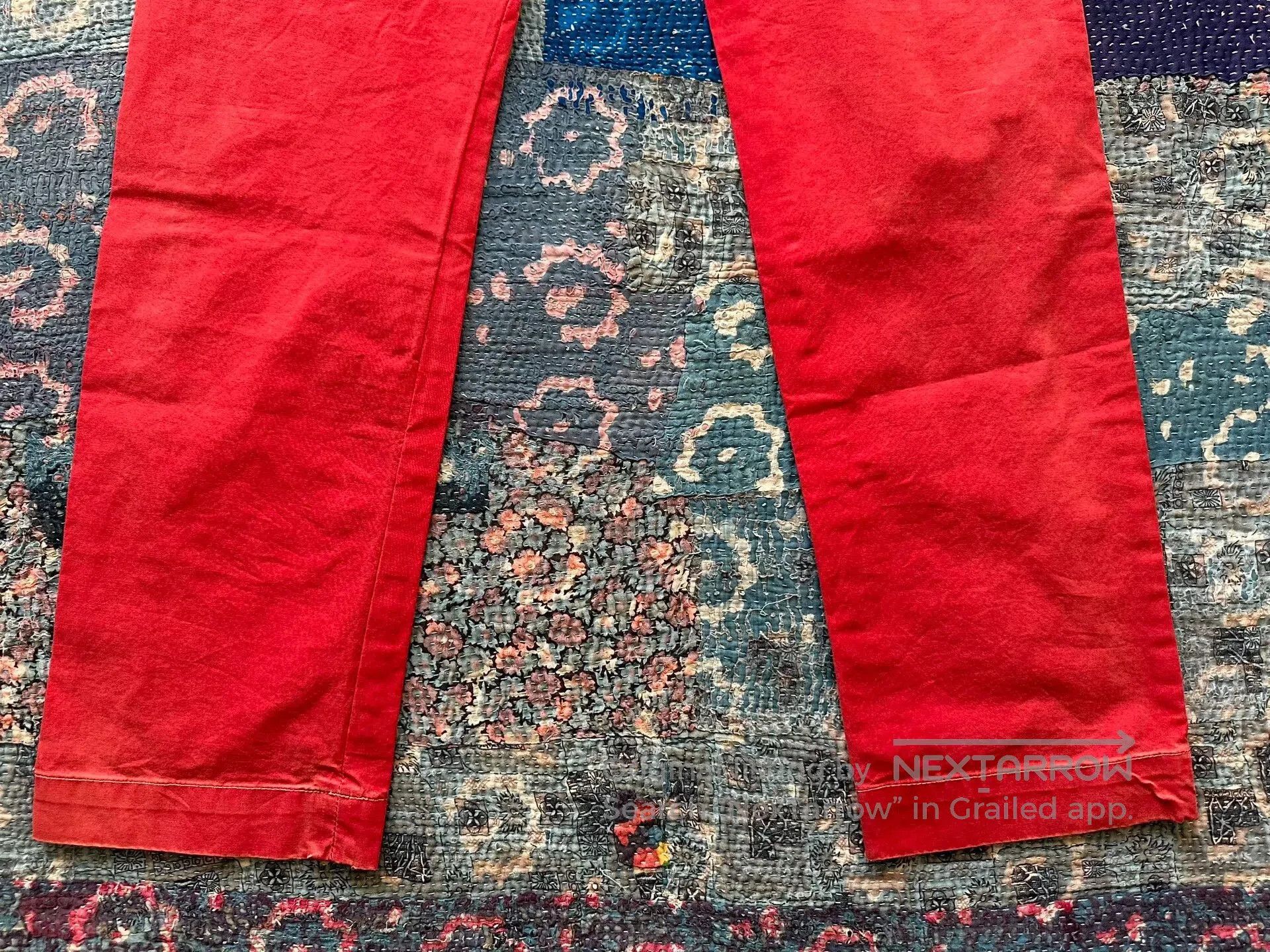 RRL Ralph Lauren RRL Vintage Red Casual Pants. Size US 32 / EU 48 - 3 Thumbnail