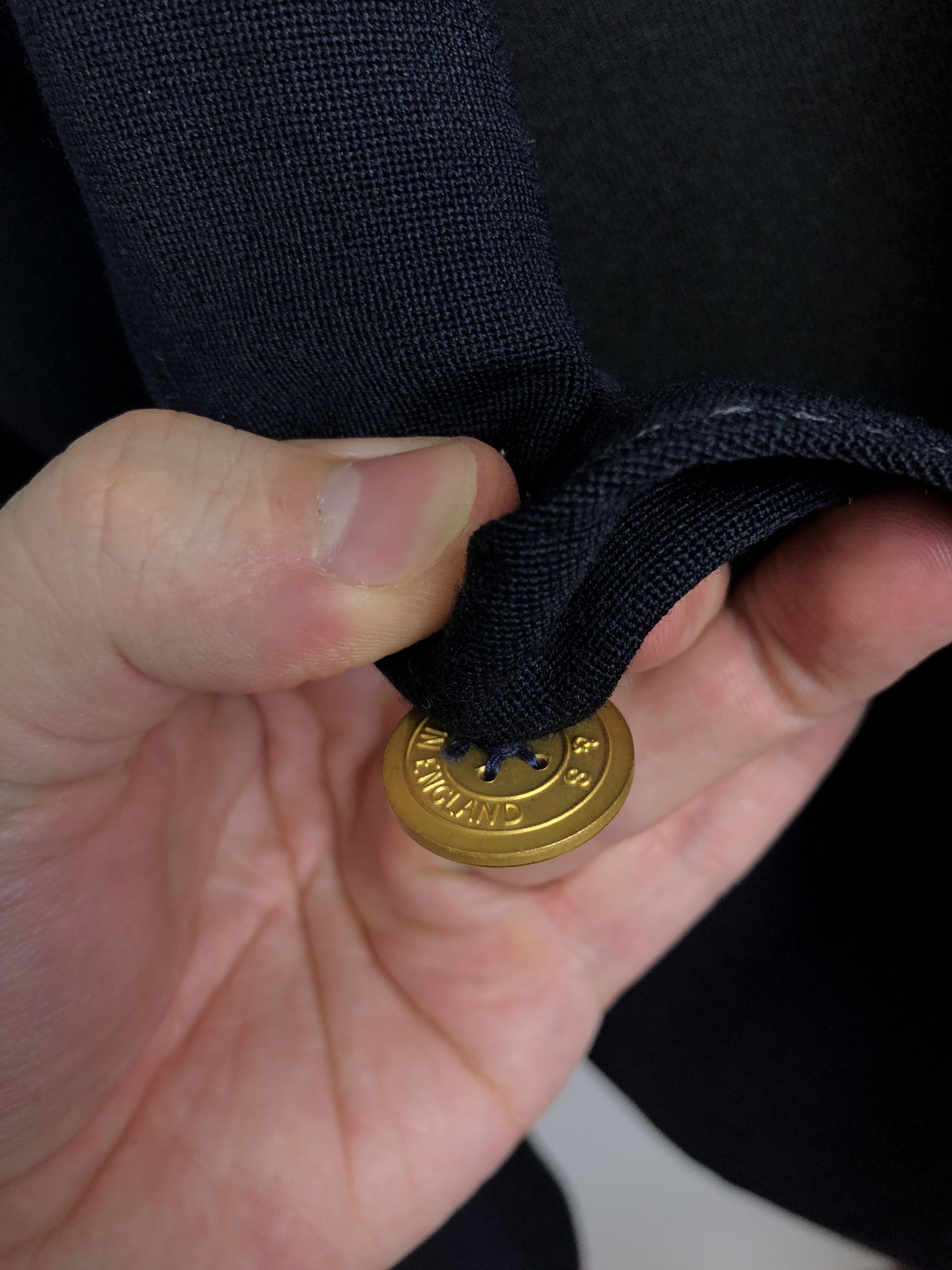 Holland & Sherry Holland & Sherry Wool Blazer + Gold H&S Buttons size M Size 38R - 8 Thumbnail