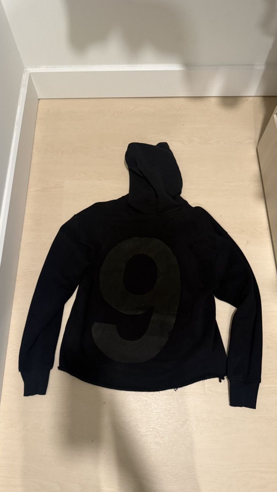 Billionaire Studios Billionaire Studios Black Vintage “Number 9” Hoodie Size US S / EU 44-46 / 1 - 3 Thumbnail