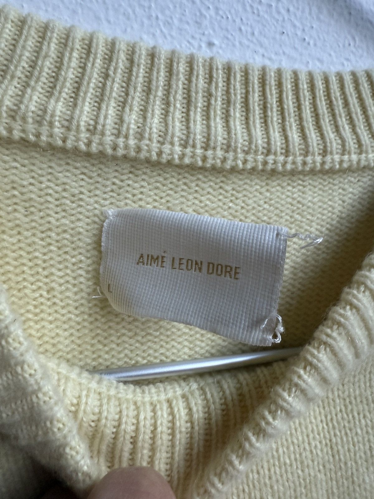 Aime Leon Dore Aime Leon Dore Cashmere Crewneck Size US L / EU 52-54 / 3 - 4 Thumbnail