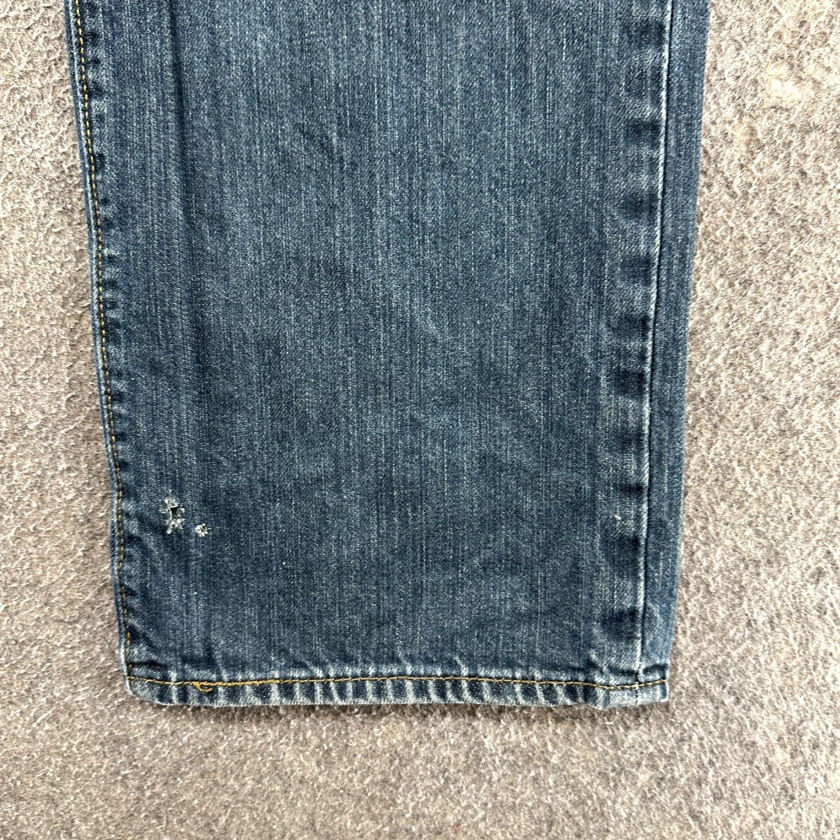 Levi's Levi's 501 Jeans Mens 36x30 Blue Straight Regular Fit Distressed Dark Wash Vintage? No Size US 36 / EU 52 - 5 Thumbnail
