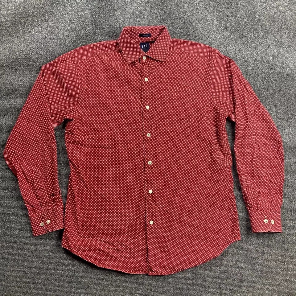 Gap × Vintage Vintage Gap Shirt Men's Medium Polka Dots Fitted Button Up Size US M / EU 48-50 / 2 - 1 Thumbnail