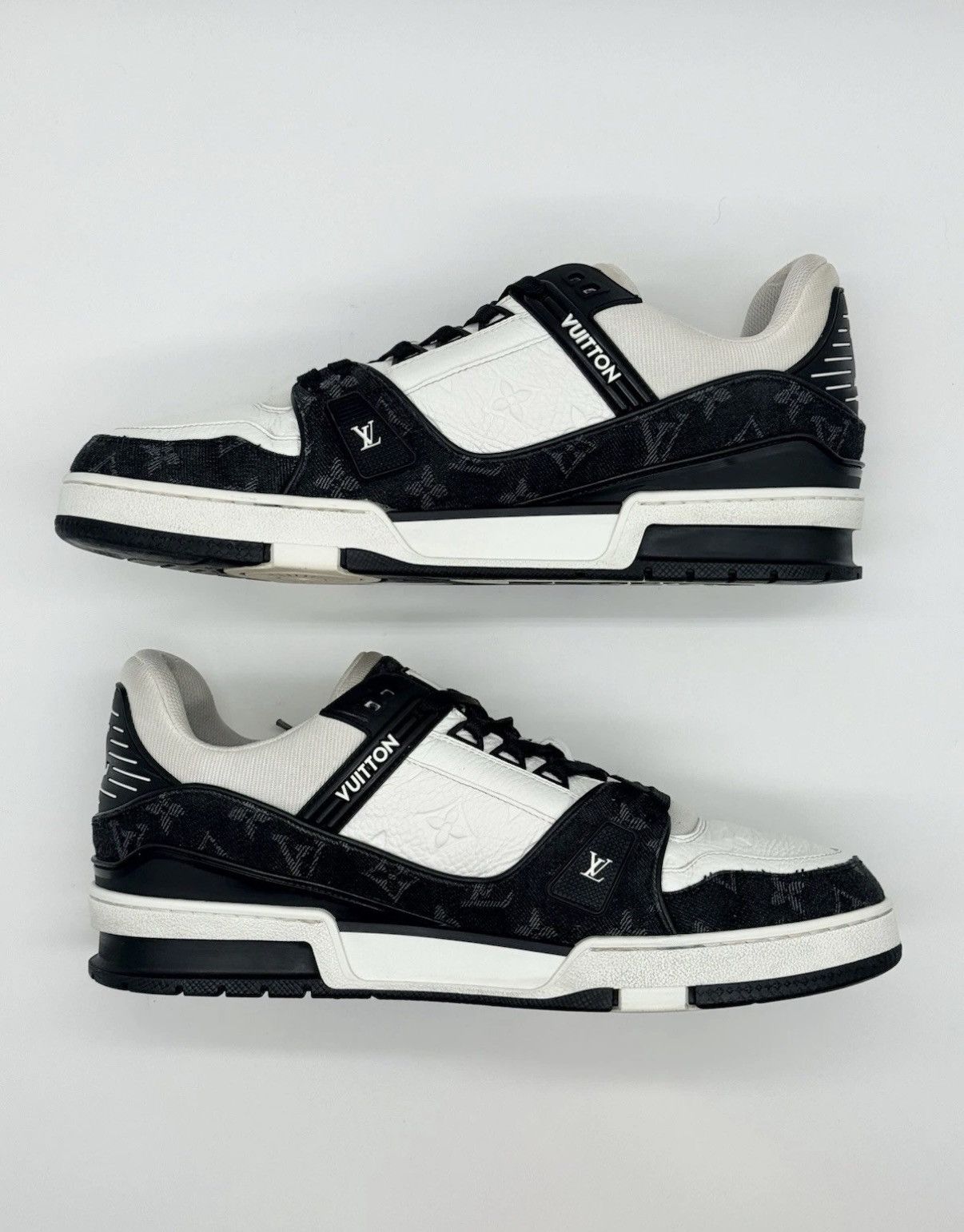 Louis Vuitton Size 10.5 - Louis Vuitton Trainer Low Black Size US 10.5 / EU 43-44 - 3 Thumbnail