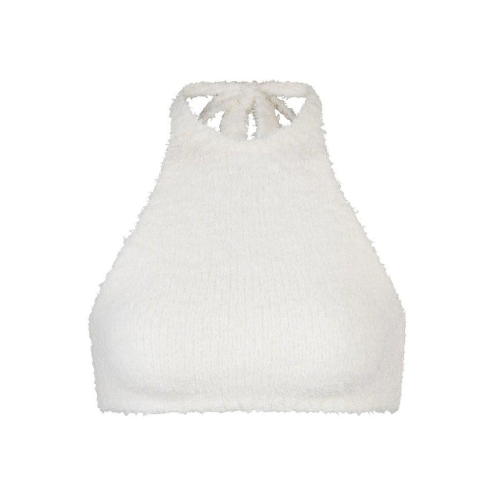 Designer CT640a Skims NWOT Cozy Knit Halter Bra Bone 2X/3X Size XXL / US 16-18 / IT 52-54 - 1 Thumbnail