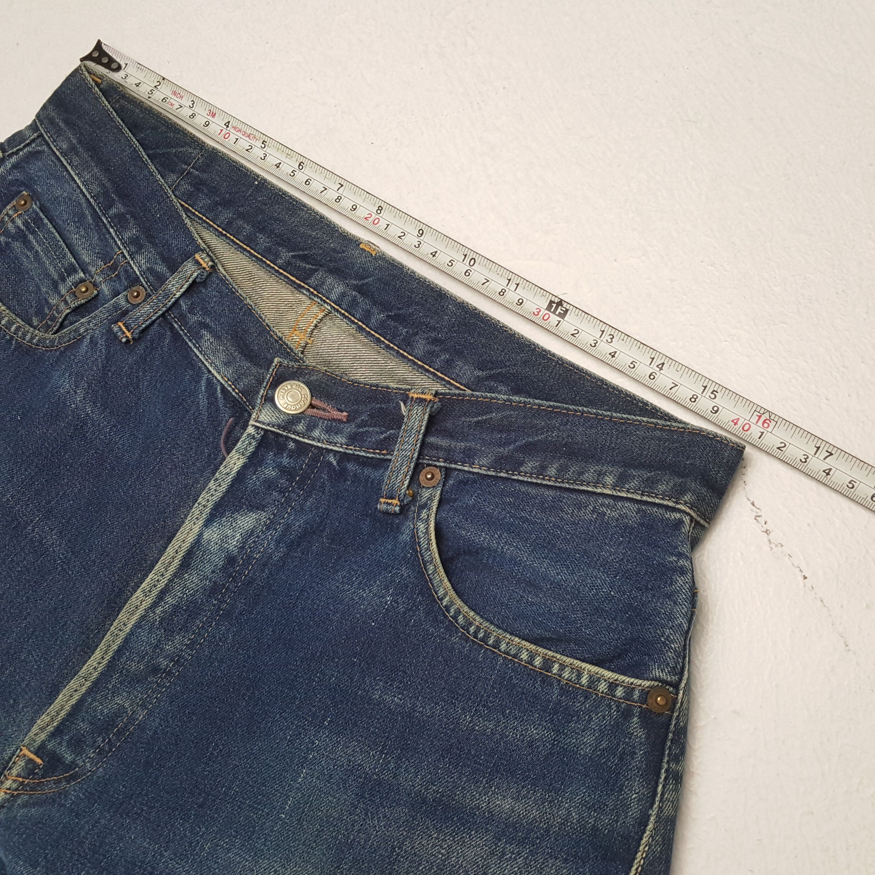 Hysteric Glamour HYSTERIC GLAMOUR Japanese Brand Streetwear Custom Art Jeans Size US 32 / EU 48 - 7 Thumbnail