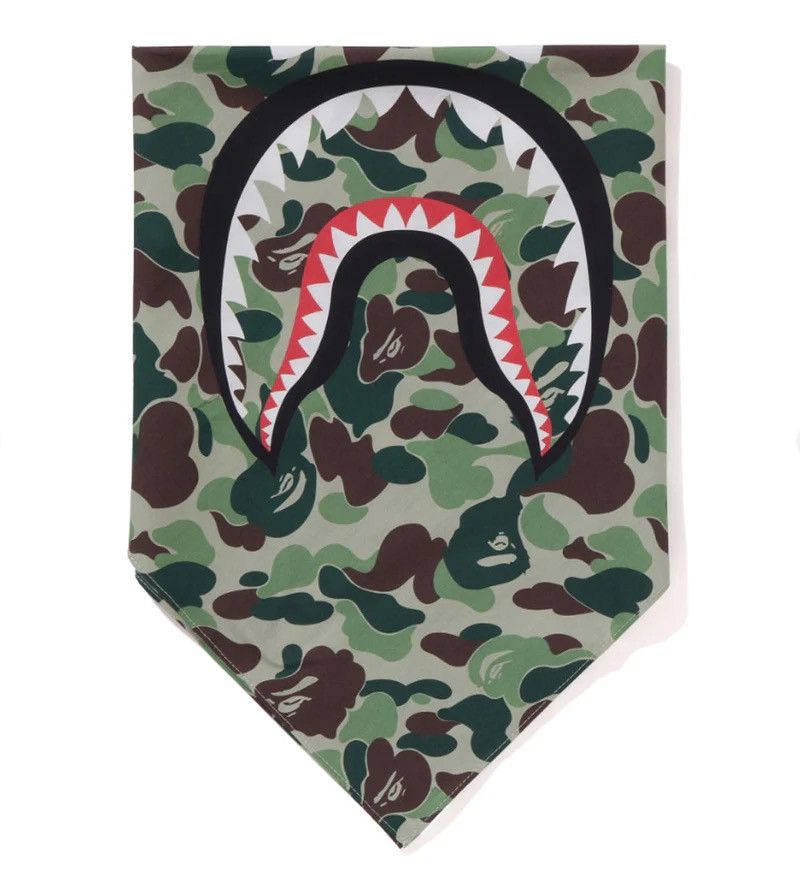 Bape Bape Shark Bandana Size ONE SIZE - 2 Thumbnail