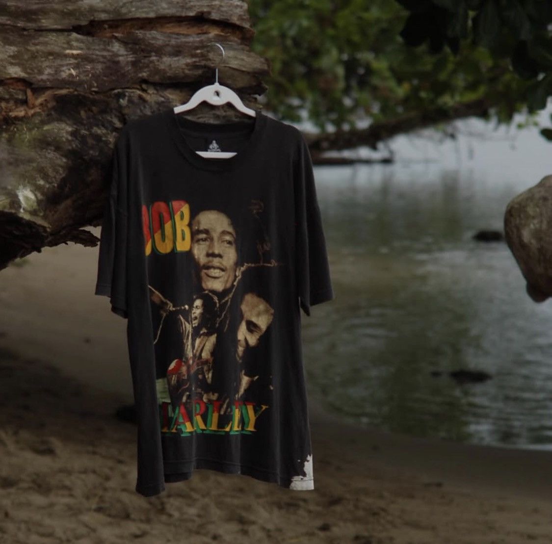 Vintage Rap tee Bob Marley 90’s mexican Size US L / EU 52-54 / 3 - 1 Thumbnail