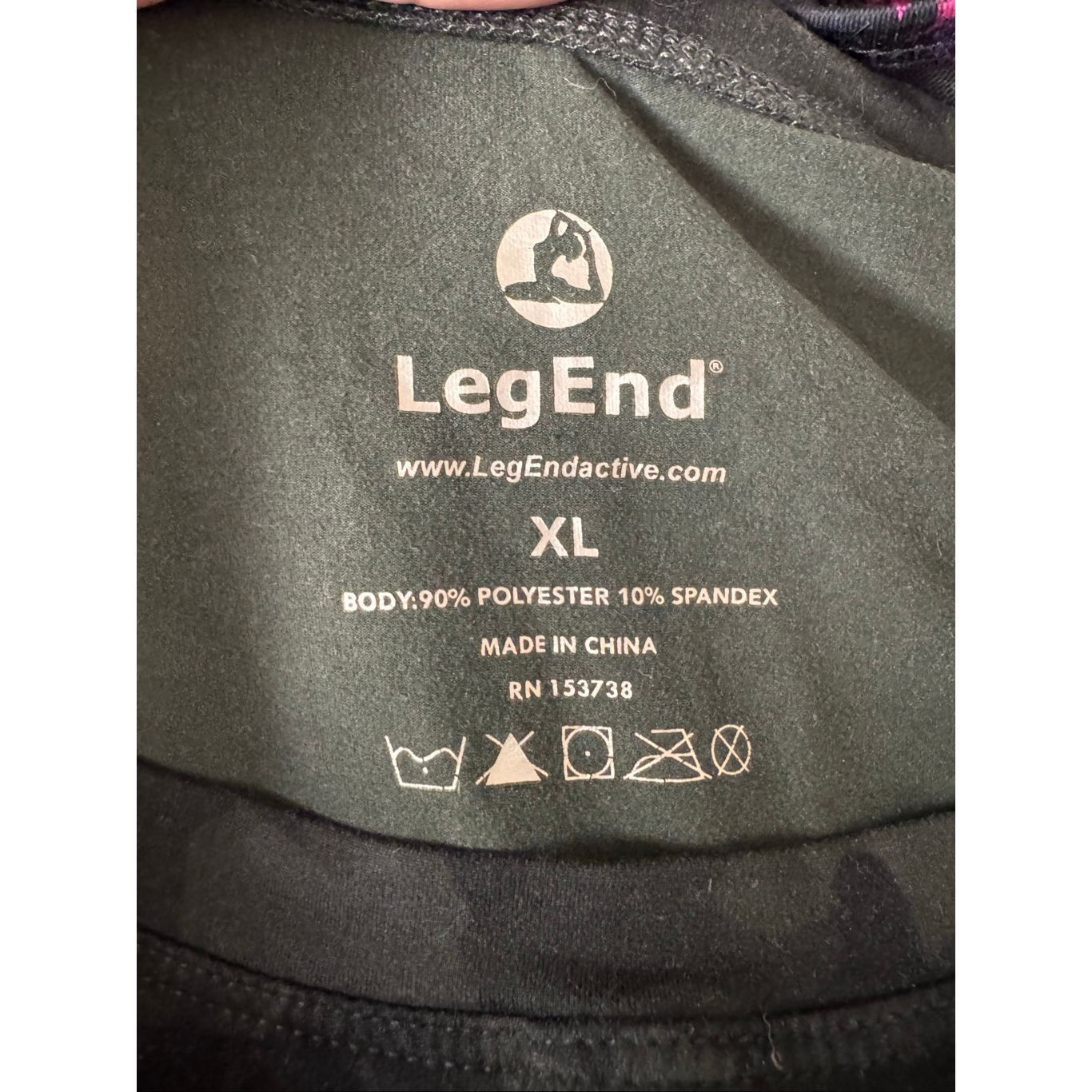 Other LegEnd Active Black Camo Short Sleeve Athletic Top Women’s X Size XL / US 12-14 / IT 48-50 - 4 Thumbnail