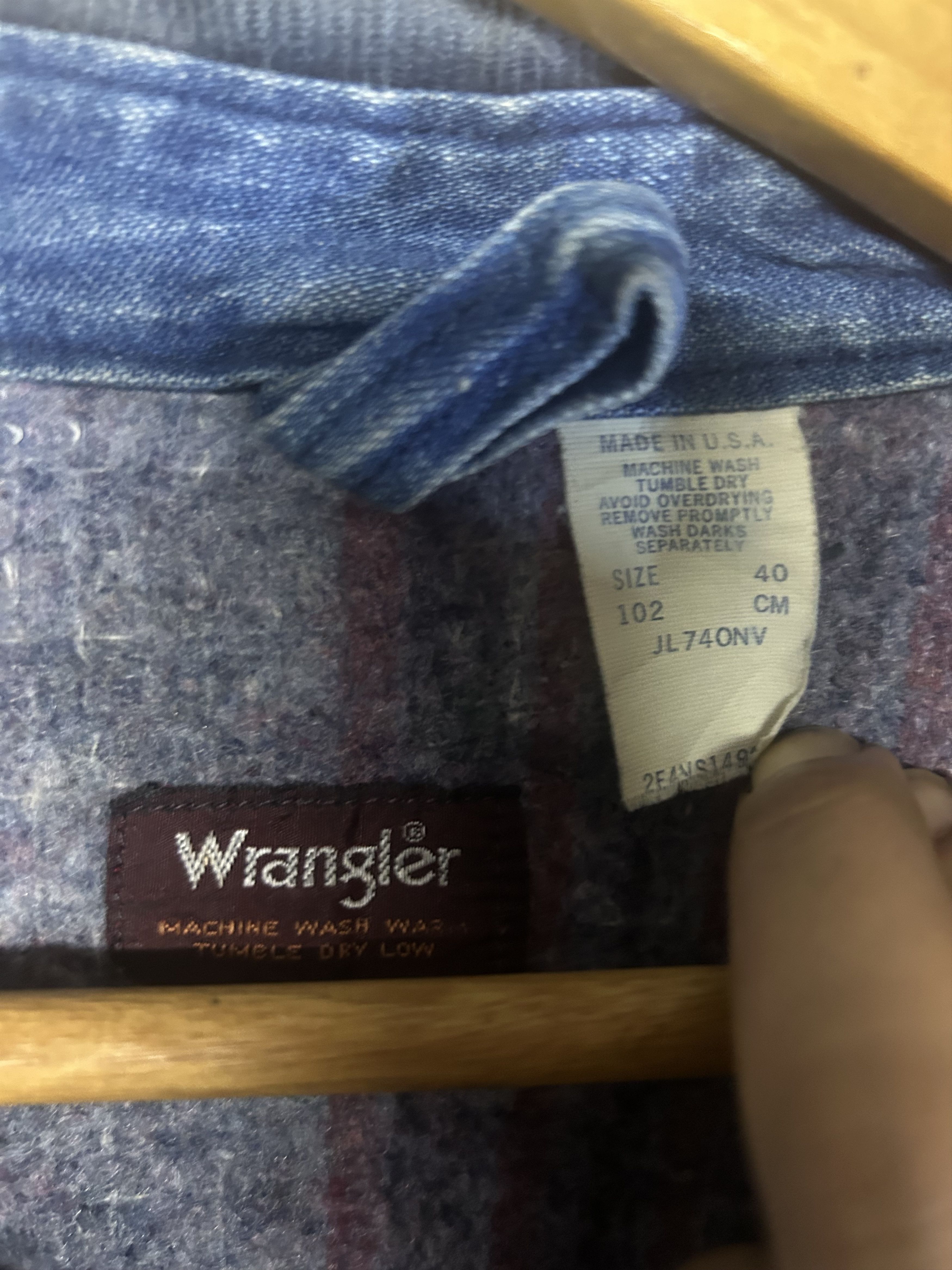 Wrangler Trashed vintage wrangler workwear Jacket Size US M / EU 48-50 / 2 - 7 Thumbnail