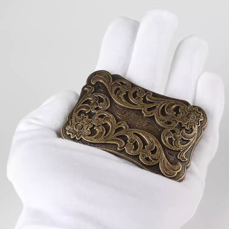 Designer Dark Vintage Belt Riveted Belts Menswear Accessories Size ONE SIZE - 2 Thumbnail