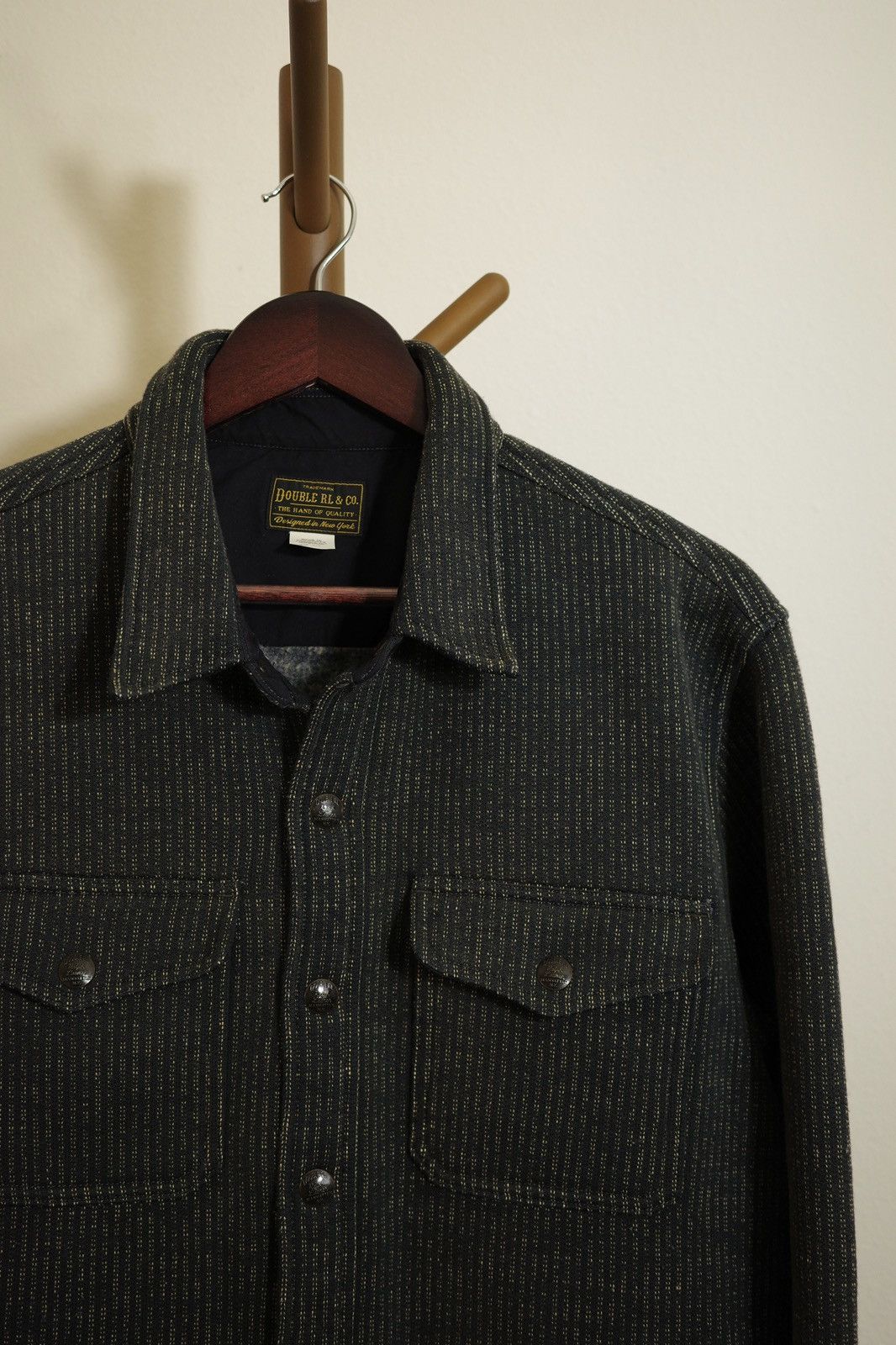 RRL Ralph Lauren RRL Men's Fleece Jacquard Workshirt | Grailed
