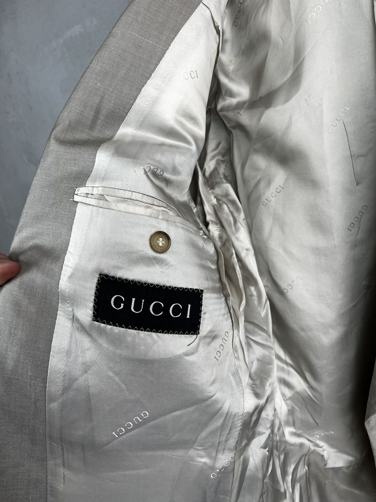 Gucci × Vintage Gucci blazer jacket vintage 90s Size 52R - 3 Thumbnail