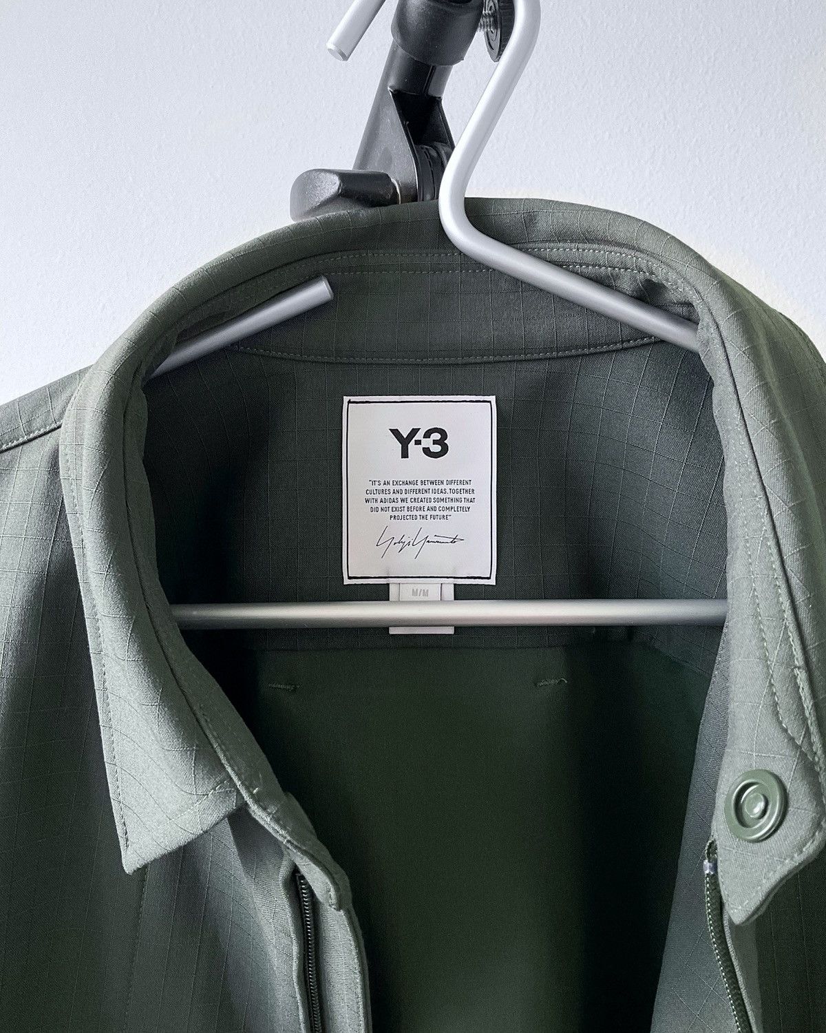 Adidas Adidas Y-3 by Yohji Yamamoto sage/khaki technical jacket Size US M / EU 48-50 / 2 - 4 Thumbnail